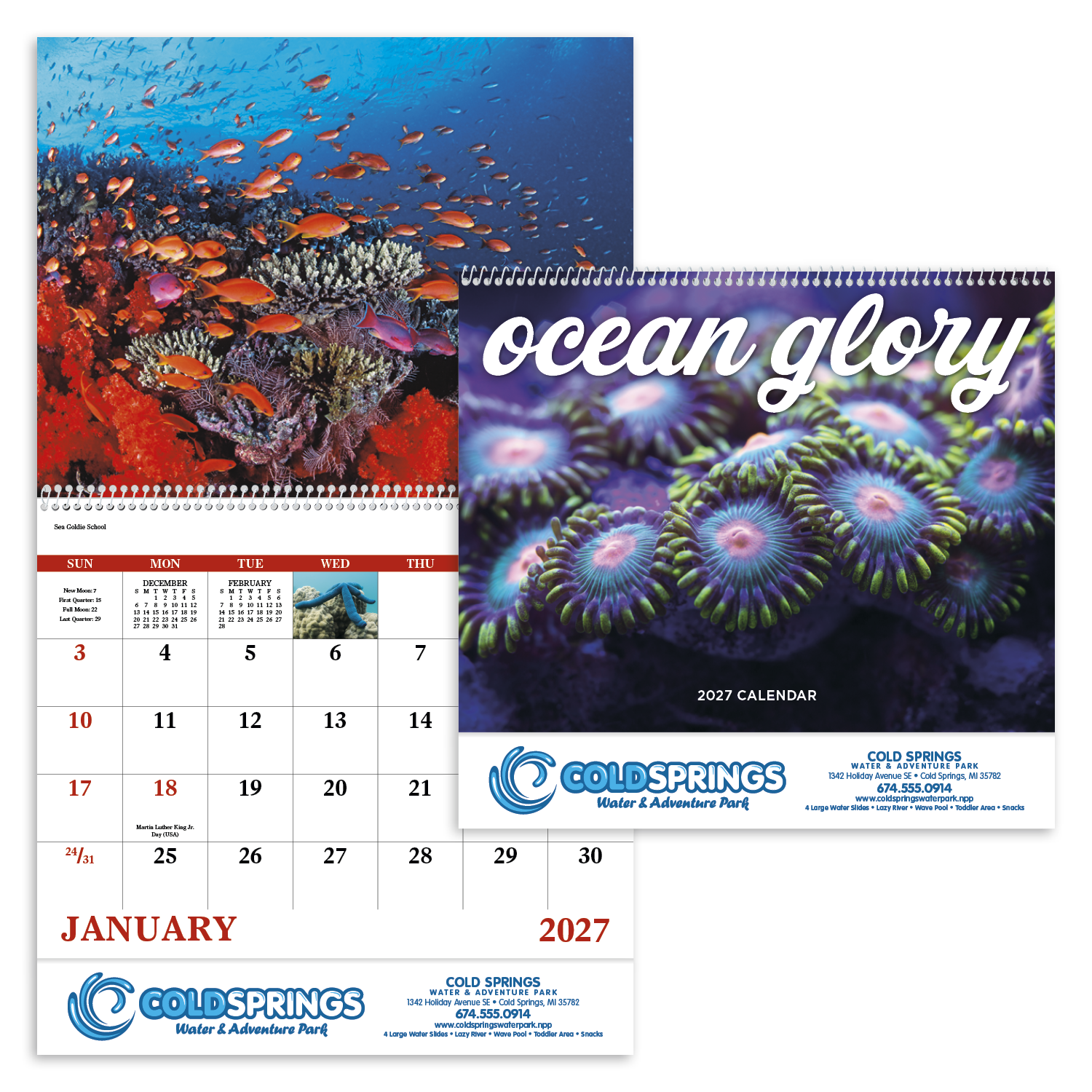 Good Value™ Ocean Glory - Spiral Calendar 55