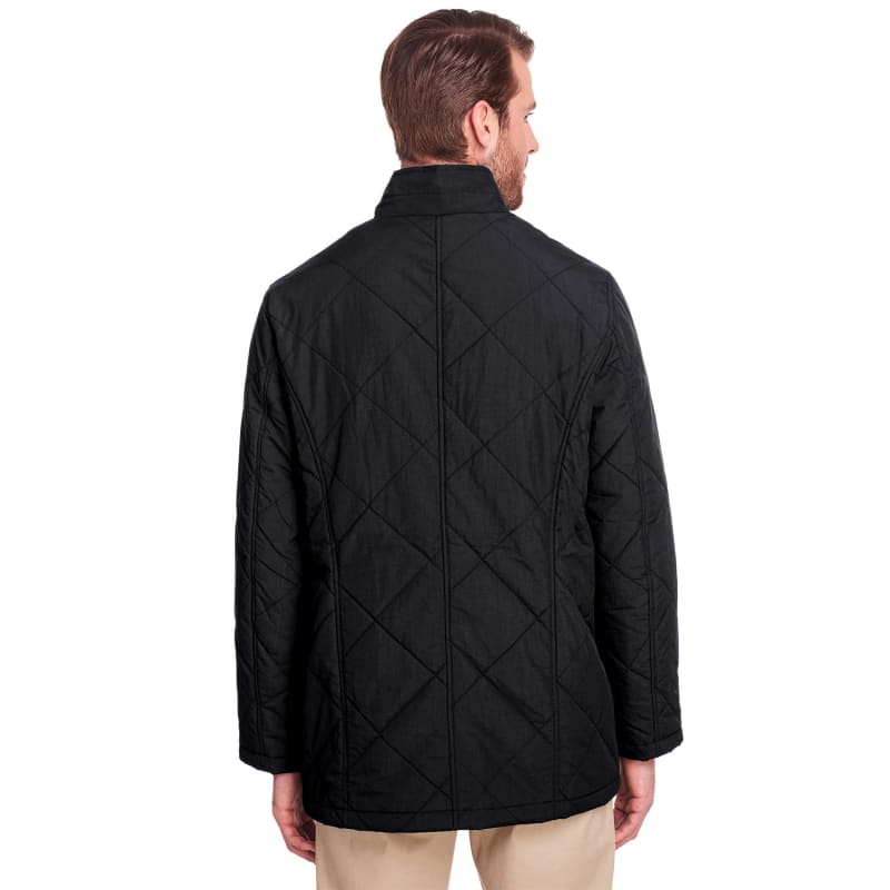 UltraClub Men's Dawson Quilted Hacking Jacket 8
