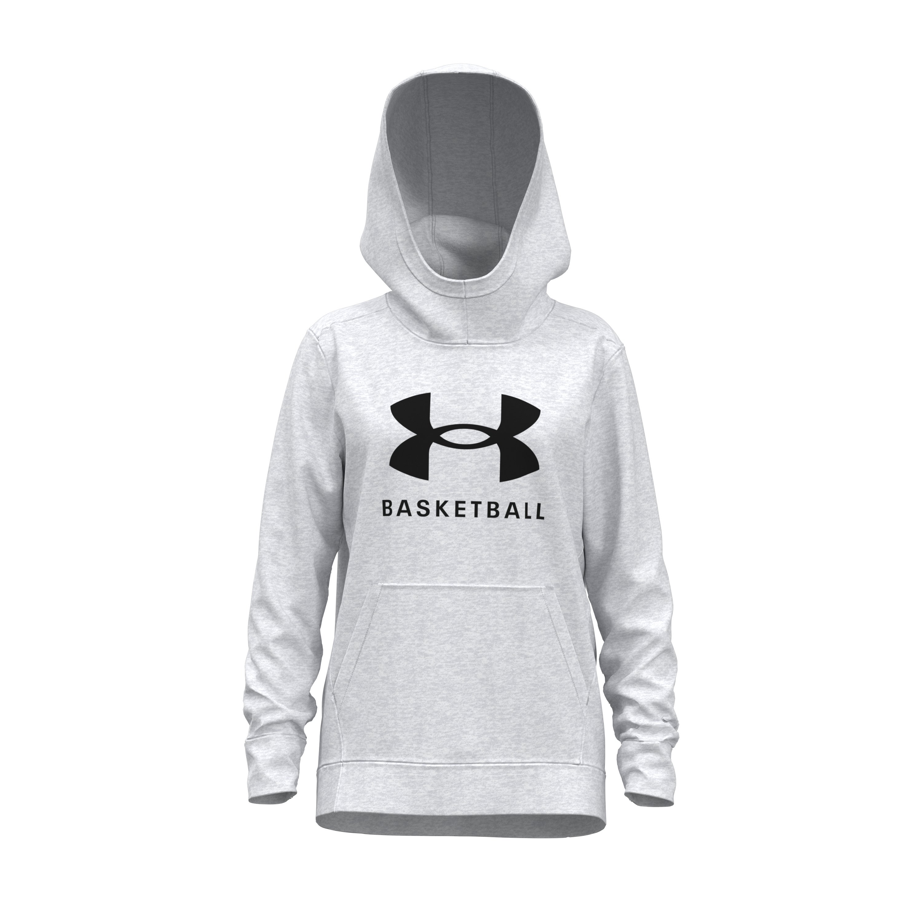 Girls' Armour Fleece Basketball Hoodie, custom hoodie or sweatshirt with logo imprint 2