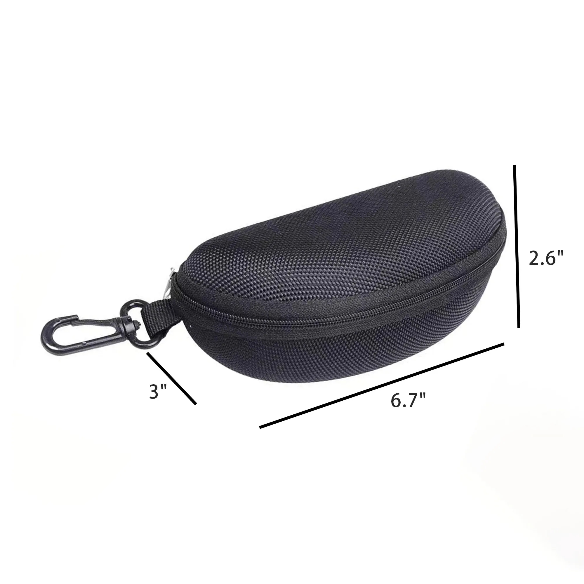 Large-capacity Zipper  Glasses Case 3