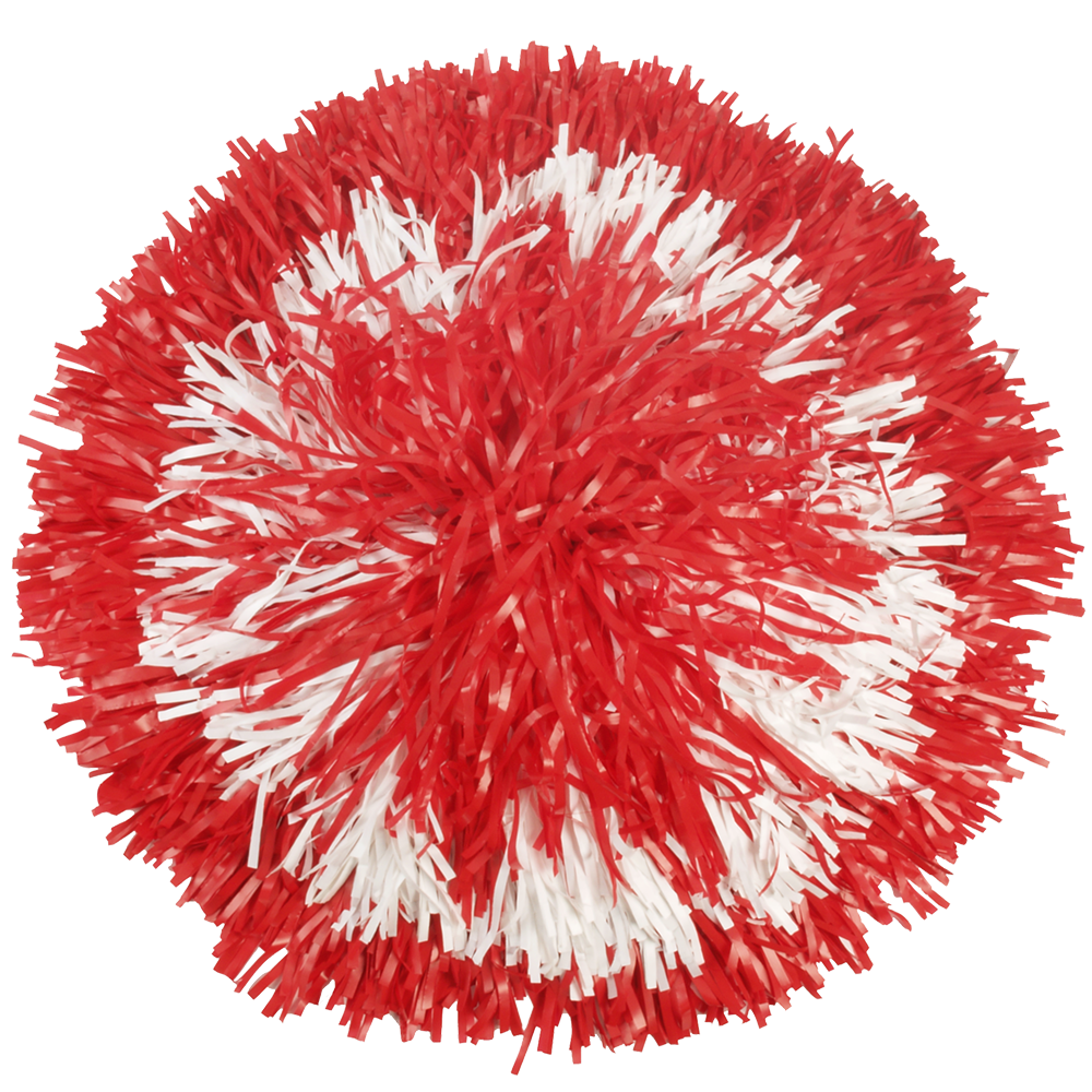 Custom Plastic Classic Cut Bullseye Pom 33