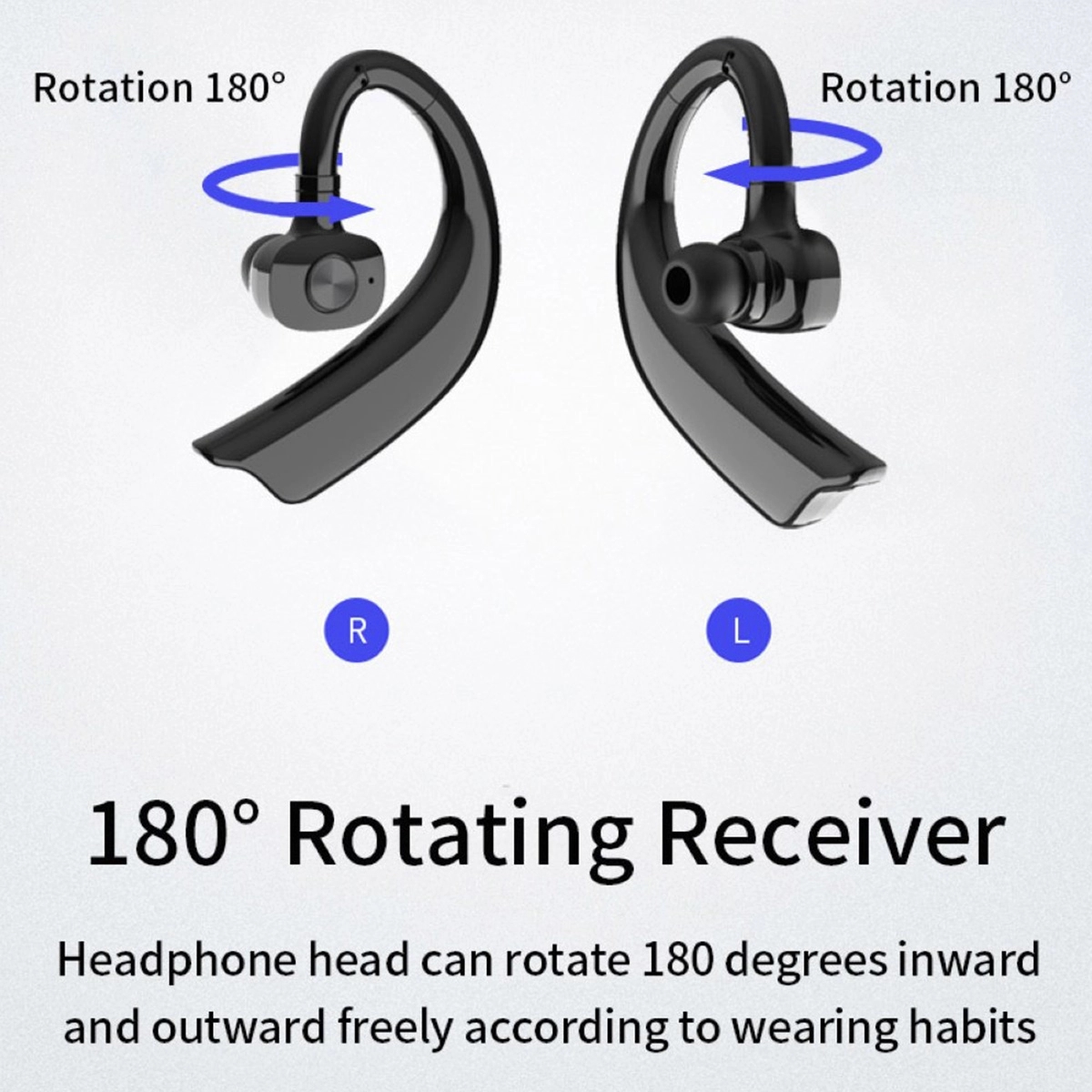 Wireless Headset Dual Headphones Stereo Earphones Earbuds 9