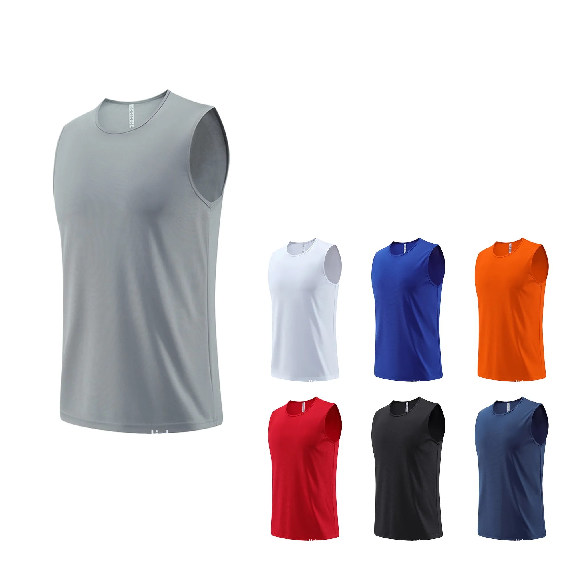 MOQ50 Breathable Men's Running Yoga Fitness Tank Top 9