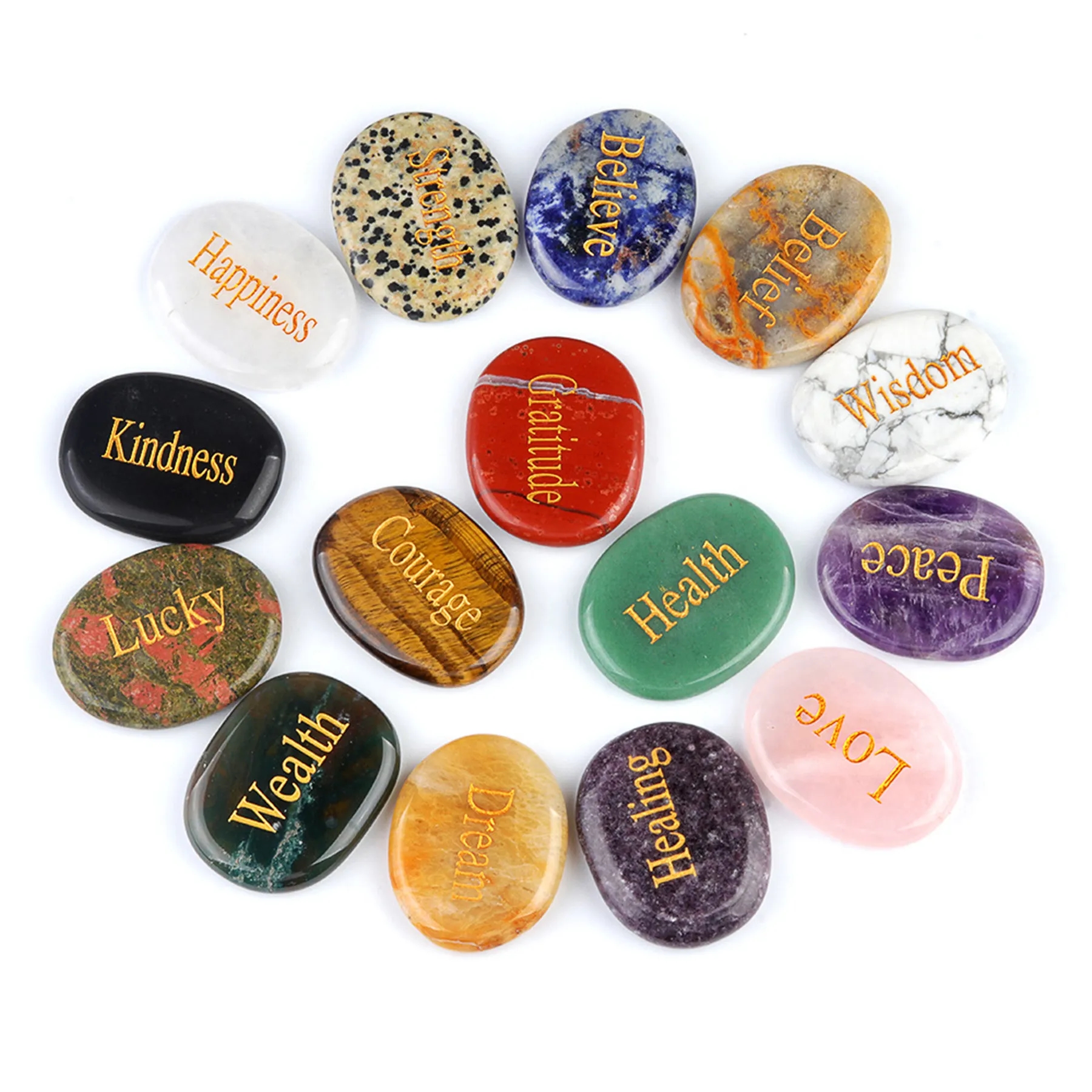 Rocks with Inspirational Words 2
