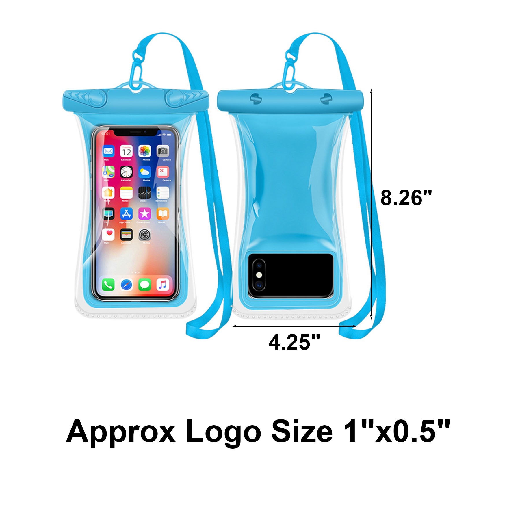 Universal IPX8 Waterproof Phone Case Dry Bag w/Lanyard 2