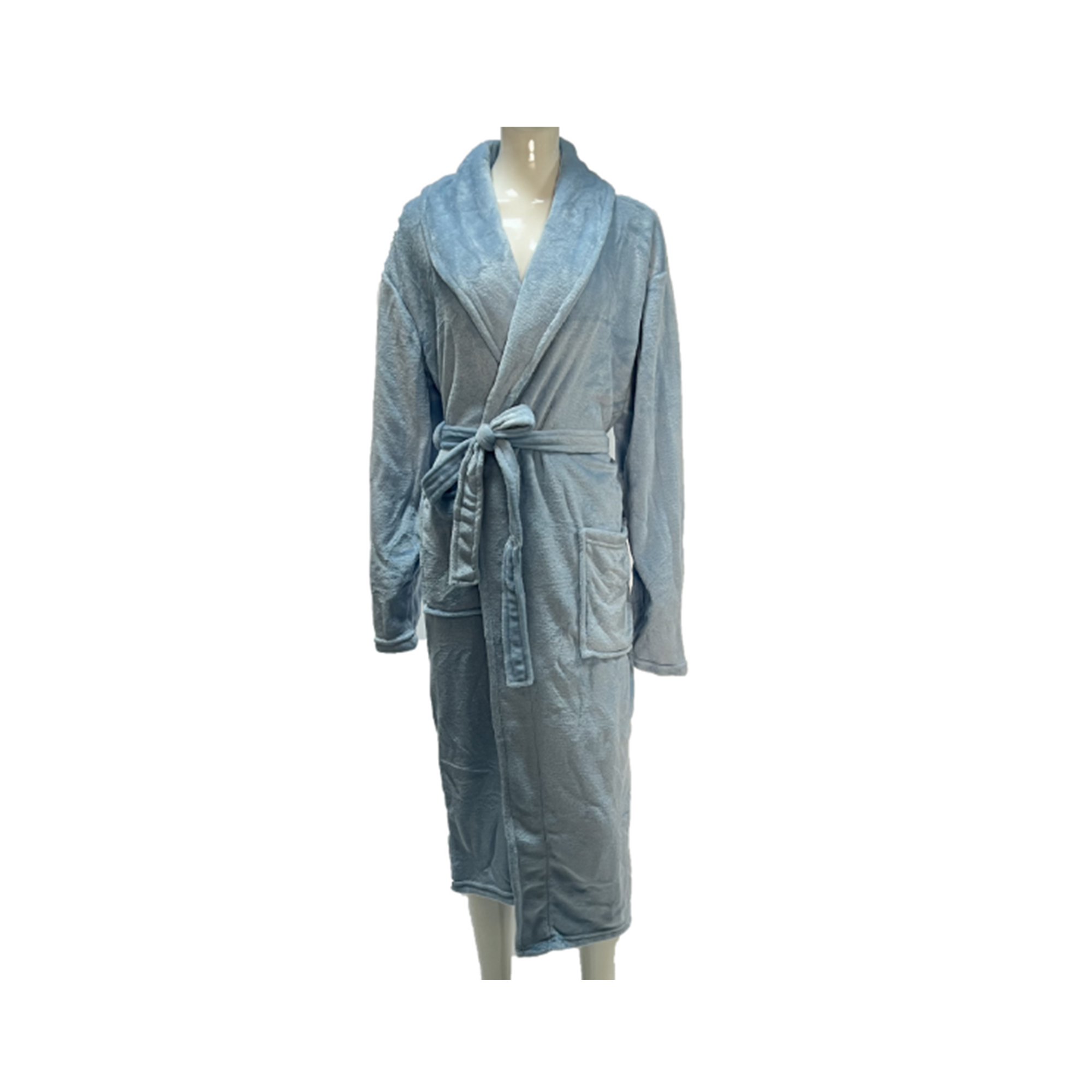 MOQ 25 PCS Soft Long Flannel Nightgown Bathrobe 4