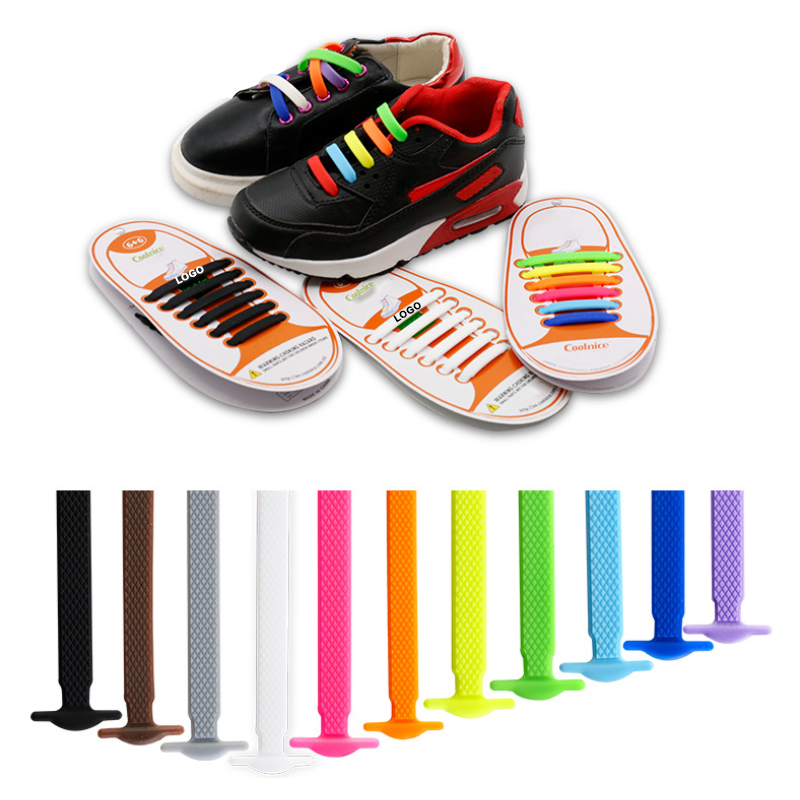 COOLNICE Silicone No Tie Shoelaces for Kids