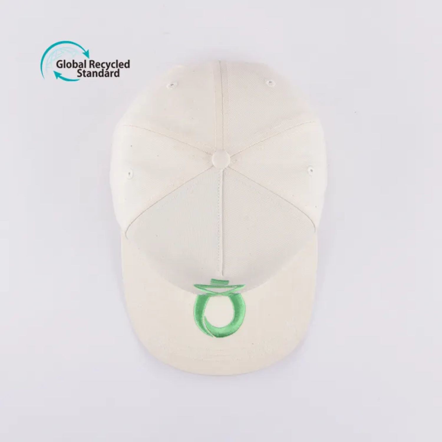 Structured 5 Panel rPET Recycled 100% Polyester Baseball Cap 3