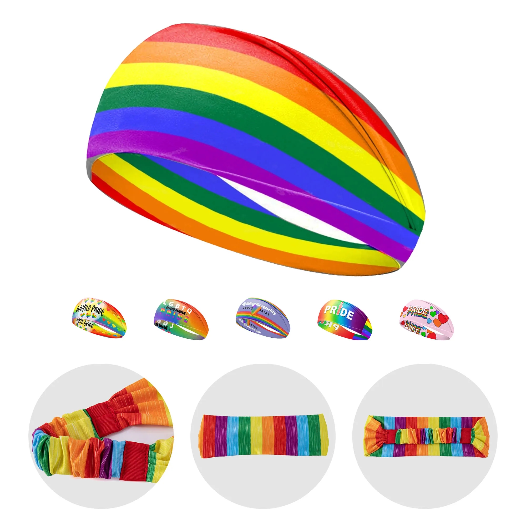 Rainbow Sports Headband LBGTQ