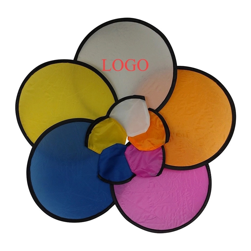 Foldable Pocket Flyer Disc with logo 1