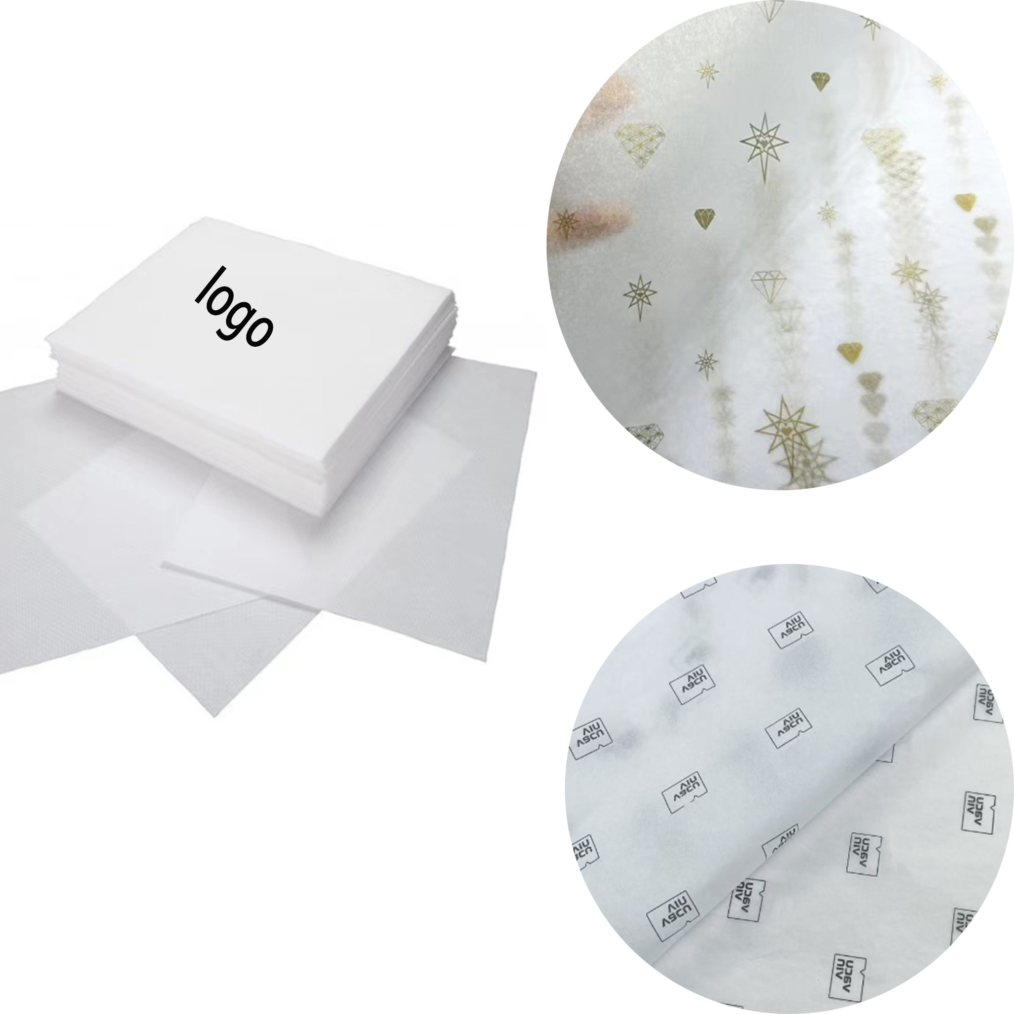 Custom Printed Tissue Paper for Wrapping 40Gsm 1