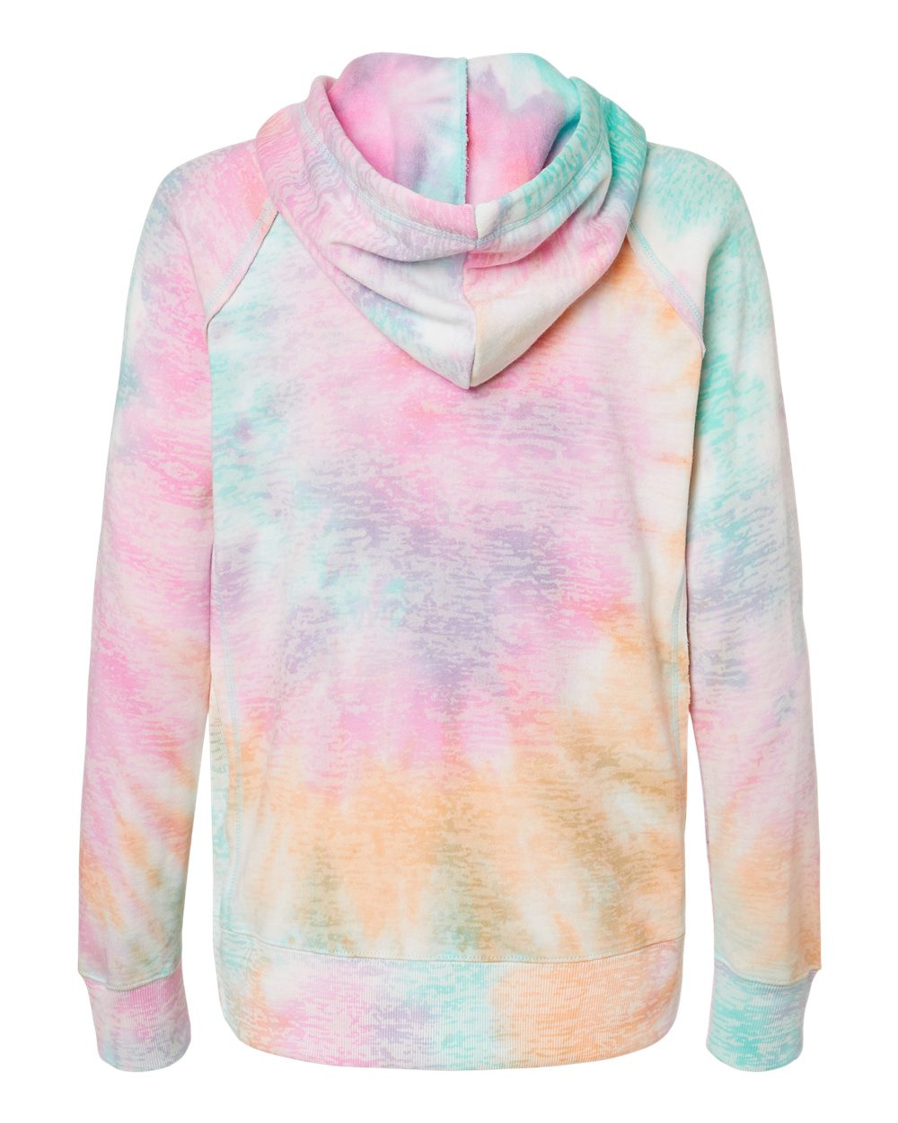 Women's Courtney Burnout V-Notch Hooded Sweatshirt - W1162 5