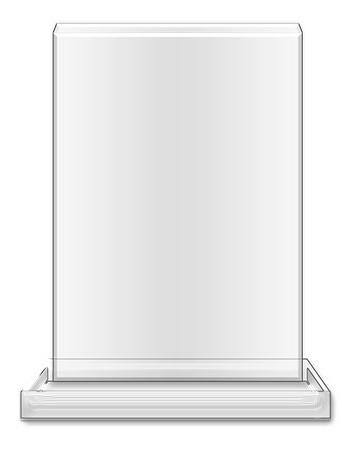 Blank Acrylic: Rectangle 4x6x.375" Clear, 6x2 Clea 1