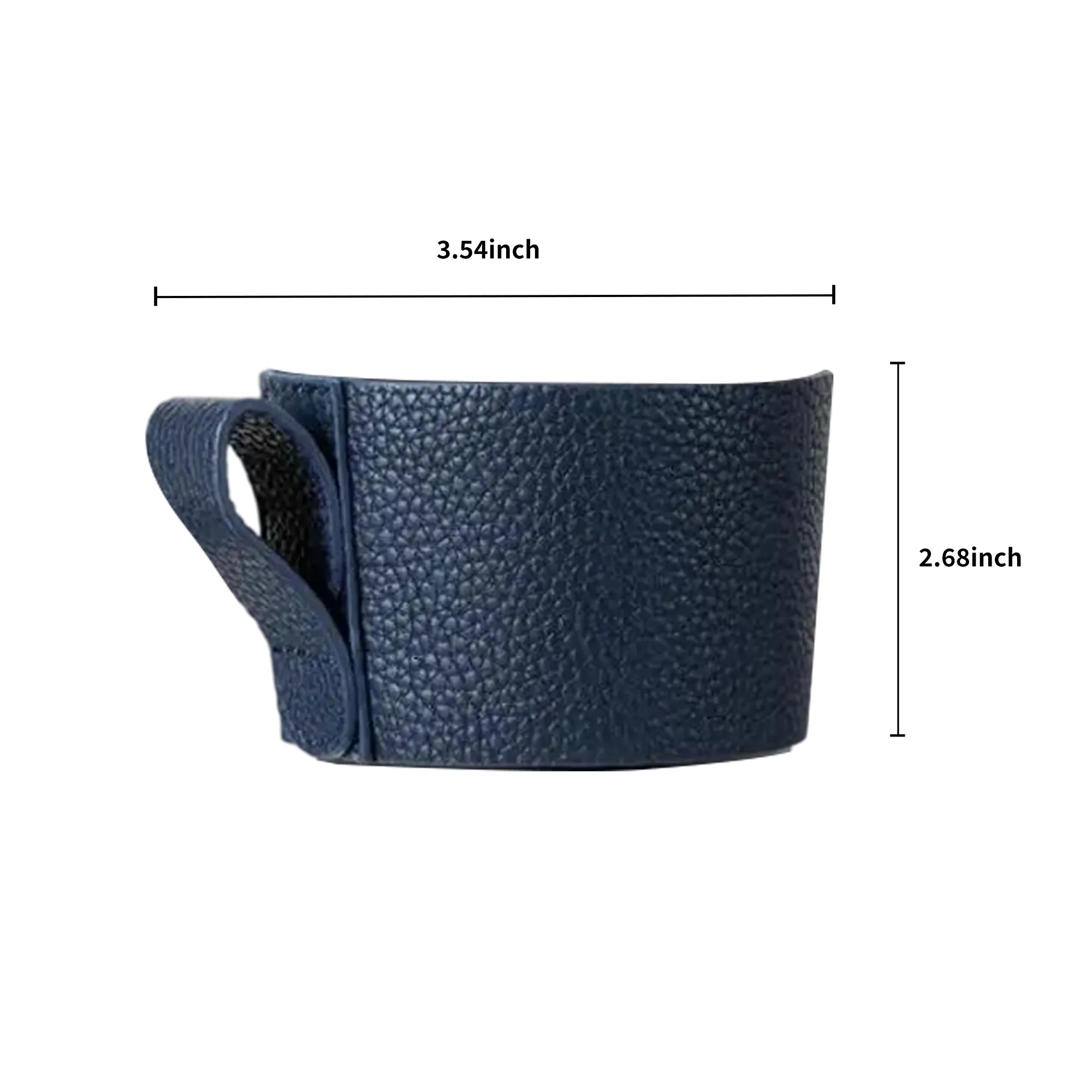 Protective PU Leather Cup Sleeve with Litchi Texture 9