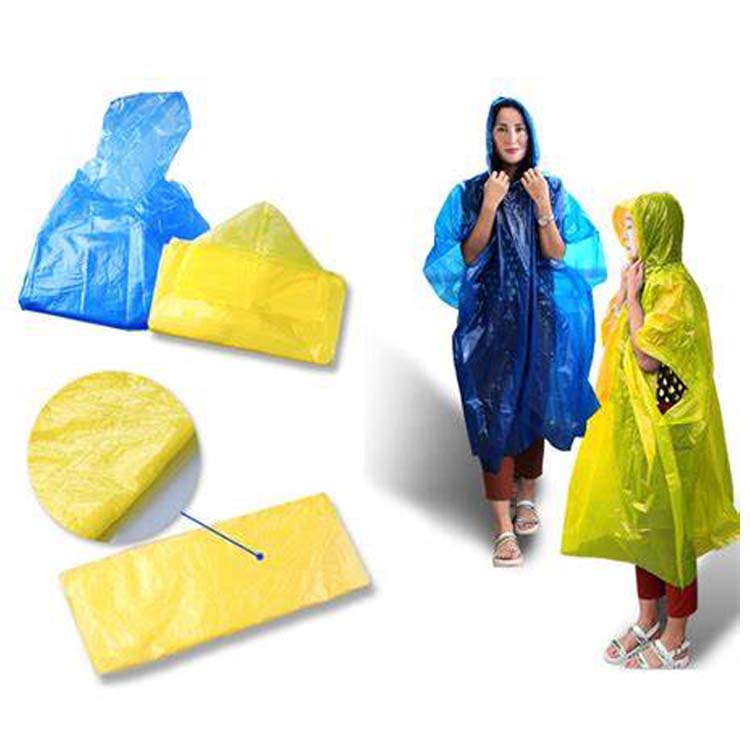 Disposable Rain Poncho 2