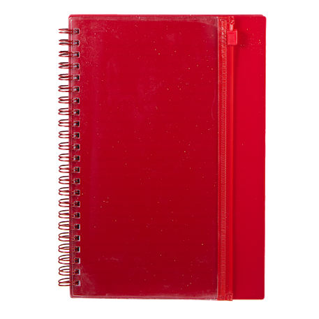 5.5" x 8.5" Spiral Notebook with Clear Pocket 174