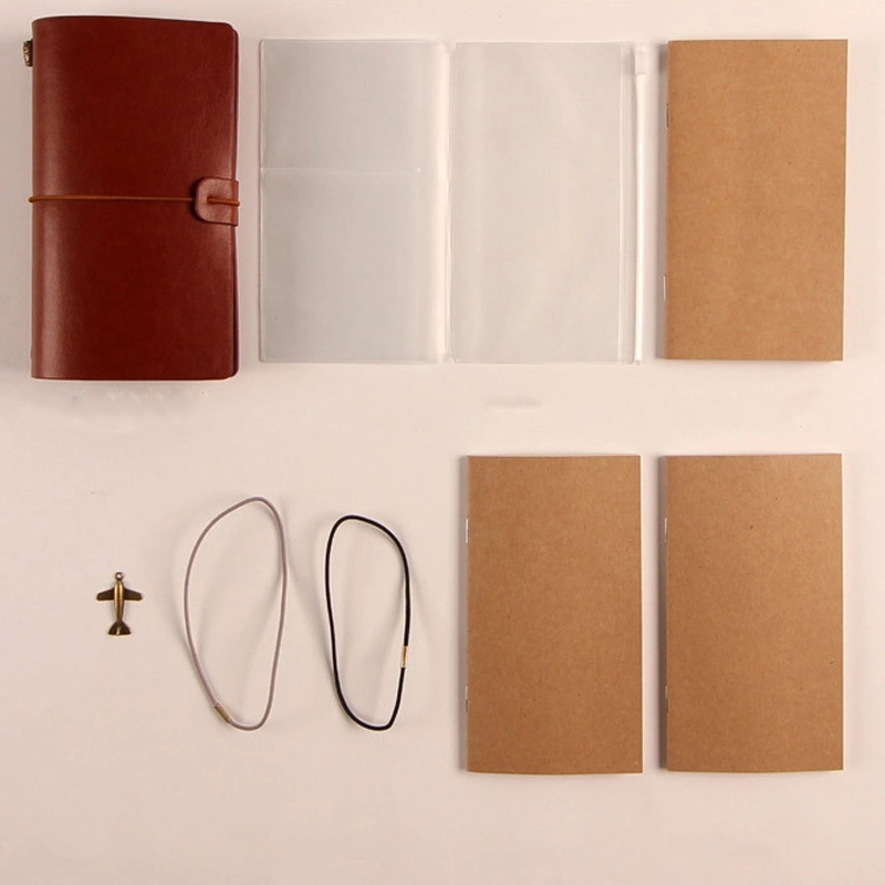 PU Leather A6 Business Travel Journal Pocket Notebook 6