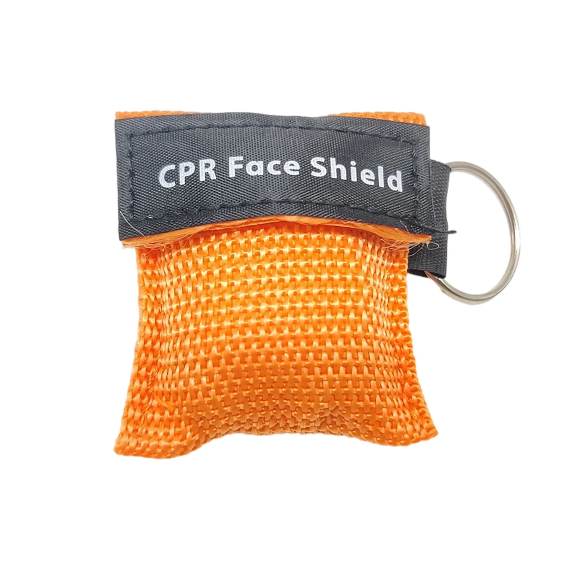 Emergency CPR Face Mask with Nylon Keychain Pouch 6