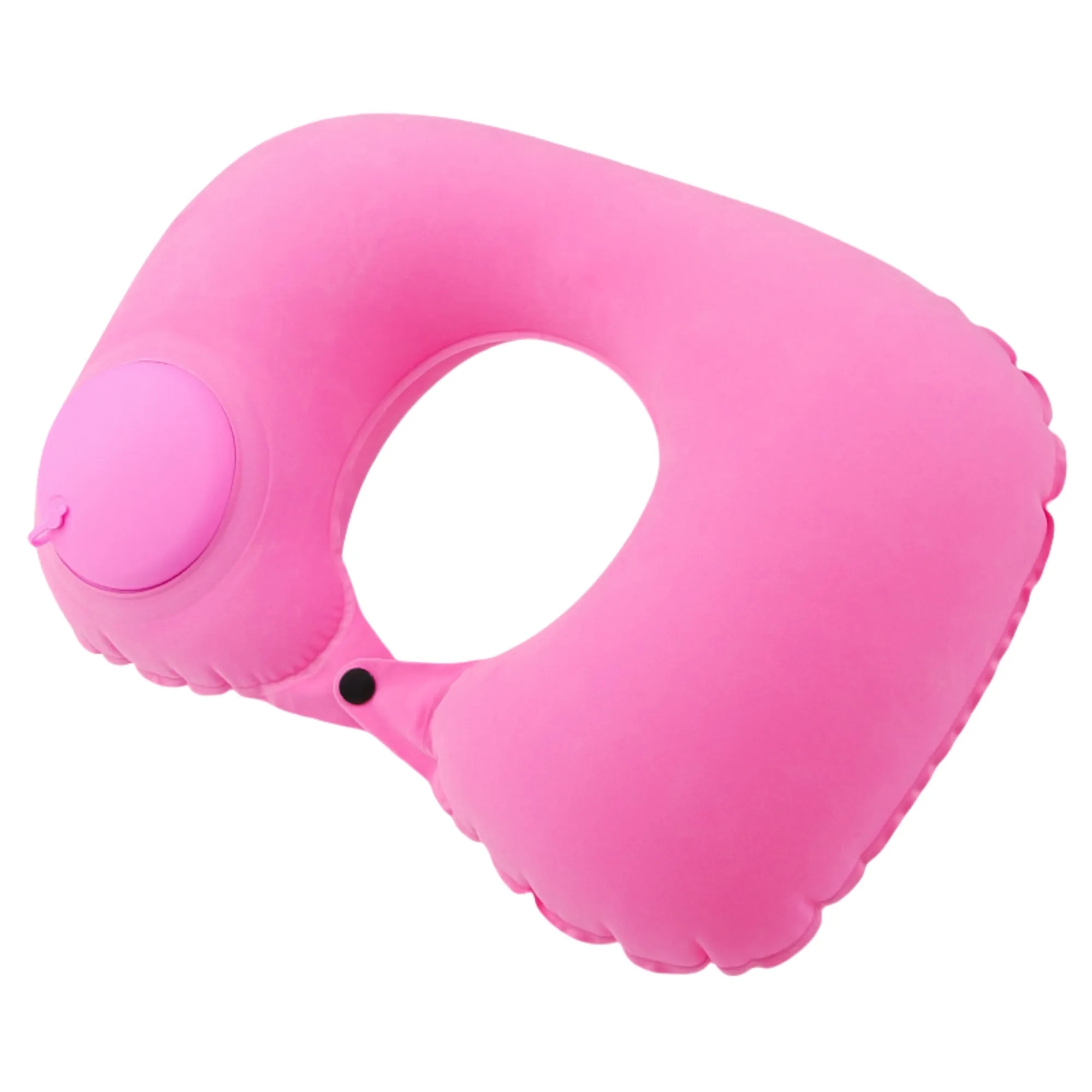 Press-to-Inflate U-Shaped Neck Pillow 6