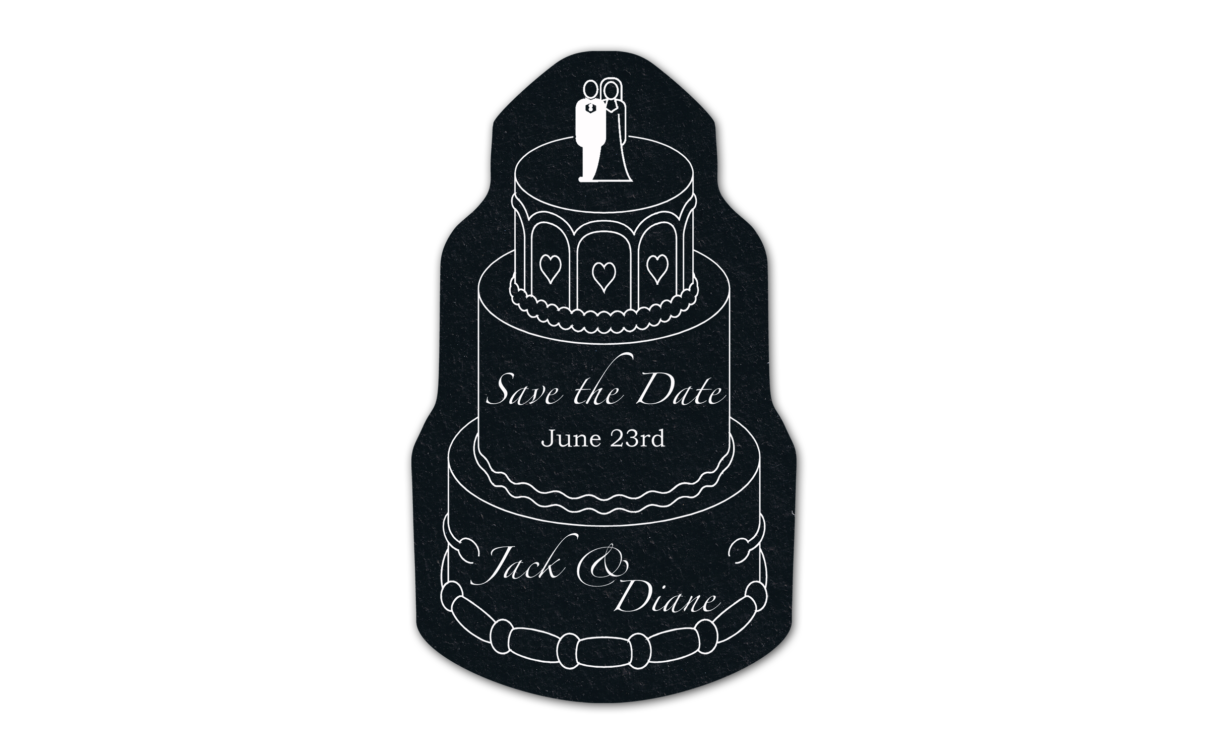 Wedding Cake Recycled Rubber Jar Opener 3