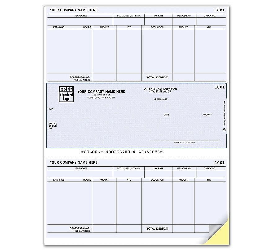 Laser Payroll Check 1