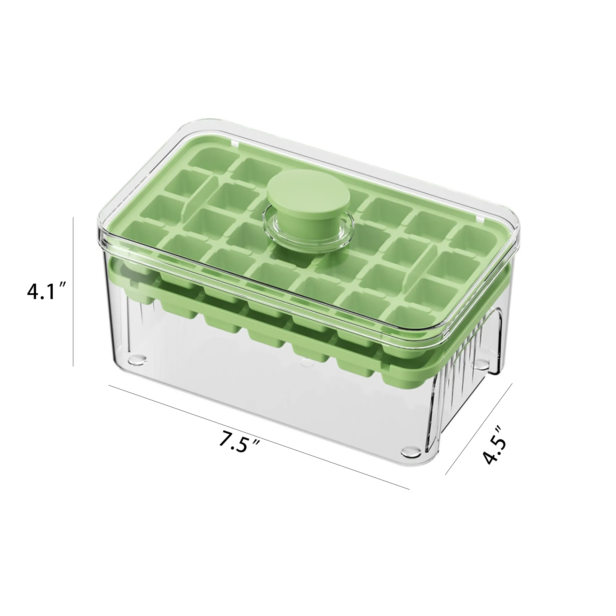 One Button Release Ice Cube Tray 2