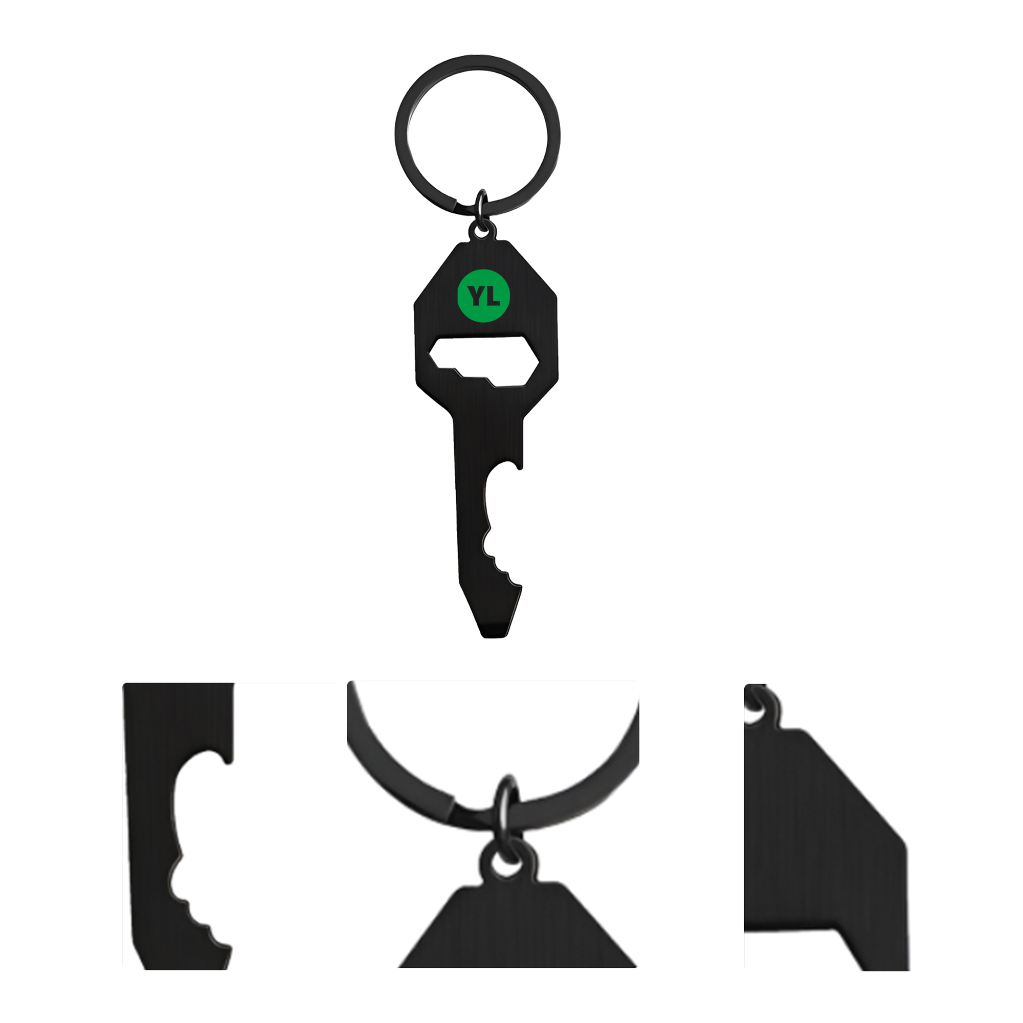 MOQ50 Personalized Metal Bottle Opener Keychain For Events 1
