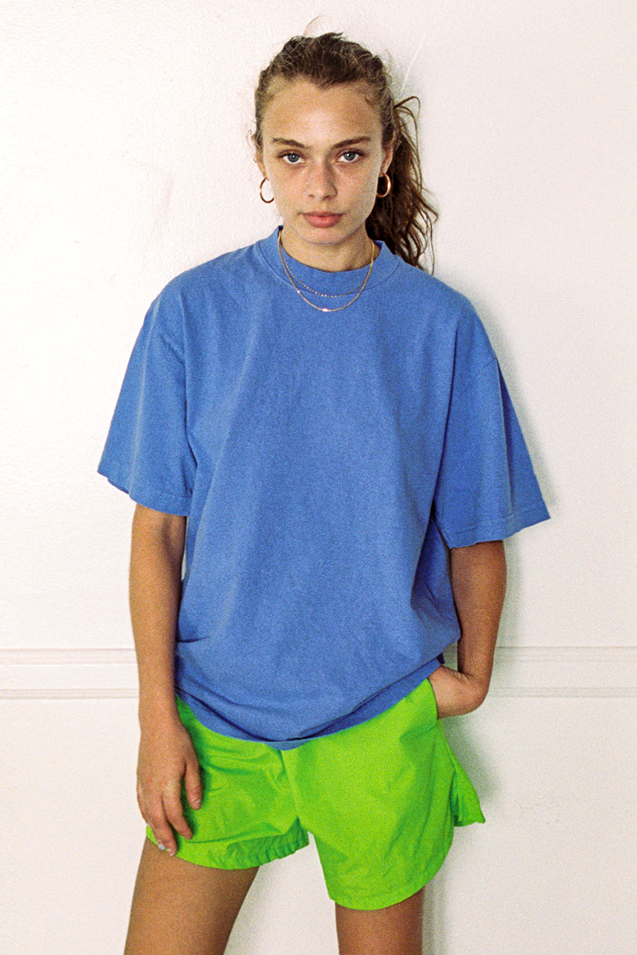 6.5 OZ S/S GARMENT DYE T-SHIRT (NEON) 32