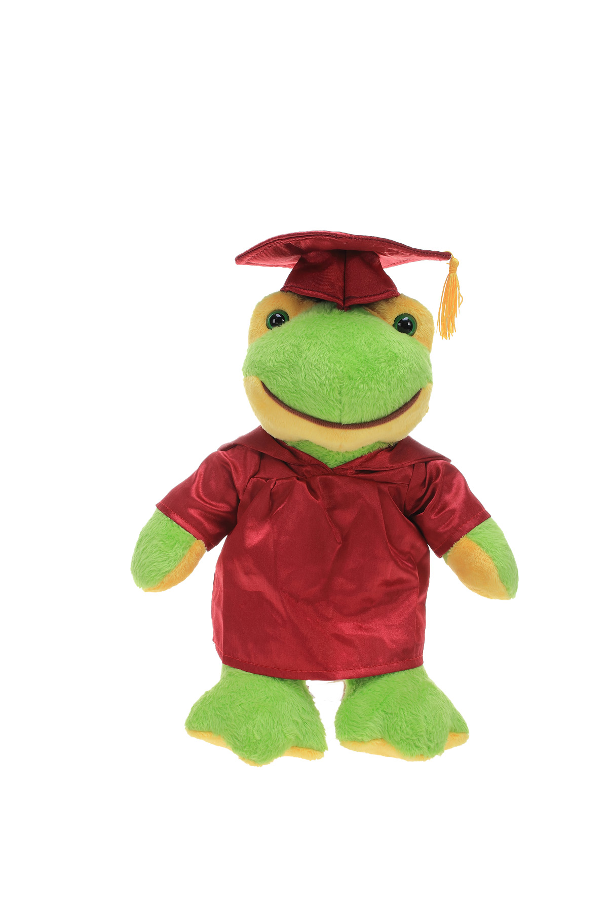 Soft Plush Frog in Graduation Cap & Gown Stuffed Animal 5