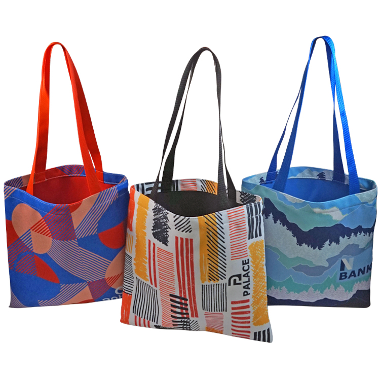 Colored Liner Medium Flat Tote (14"H x 14"W) 3