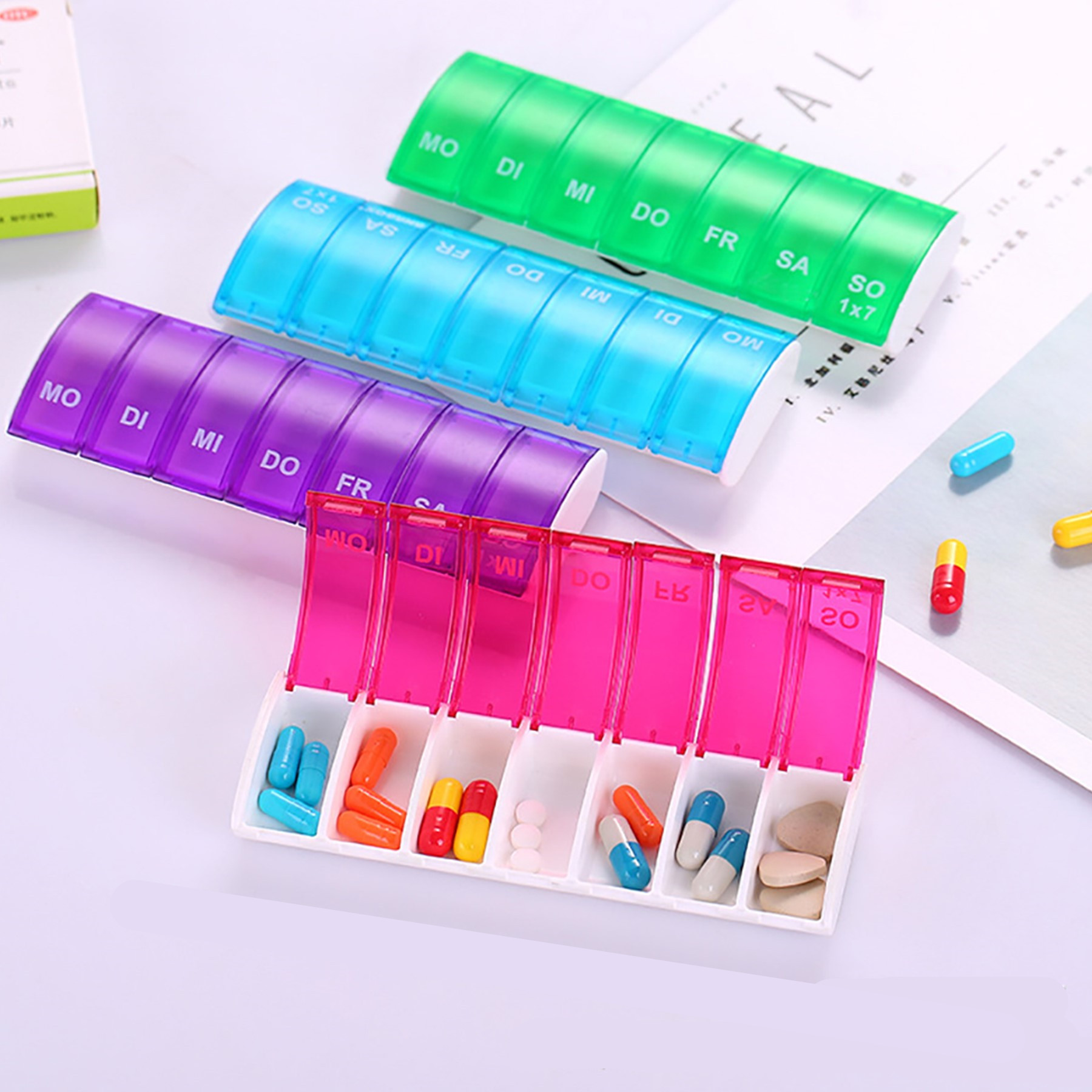 7 Days Weekly Pill Organizer 1