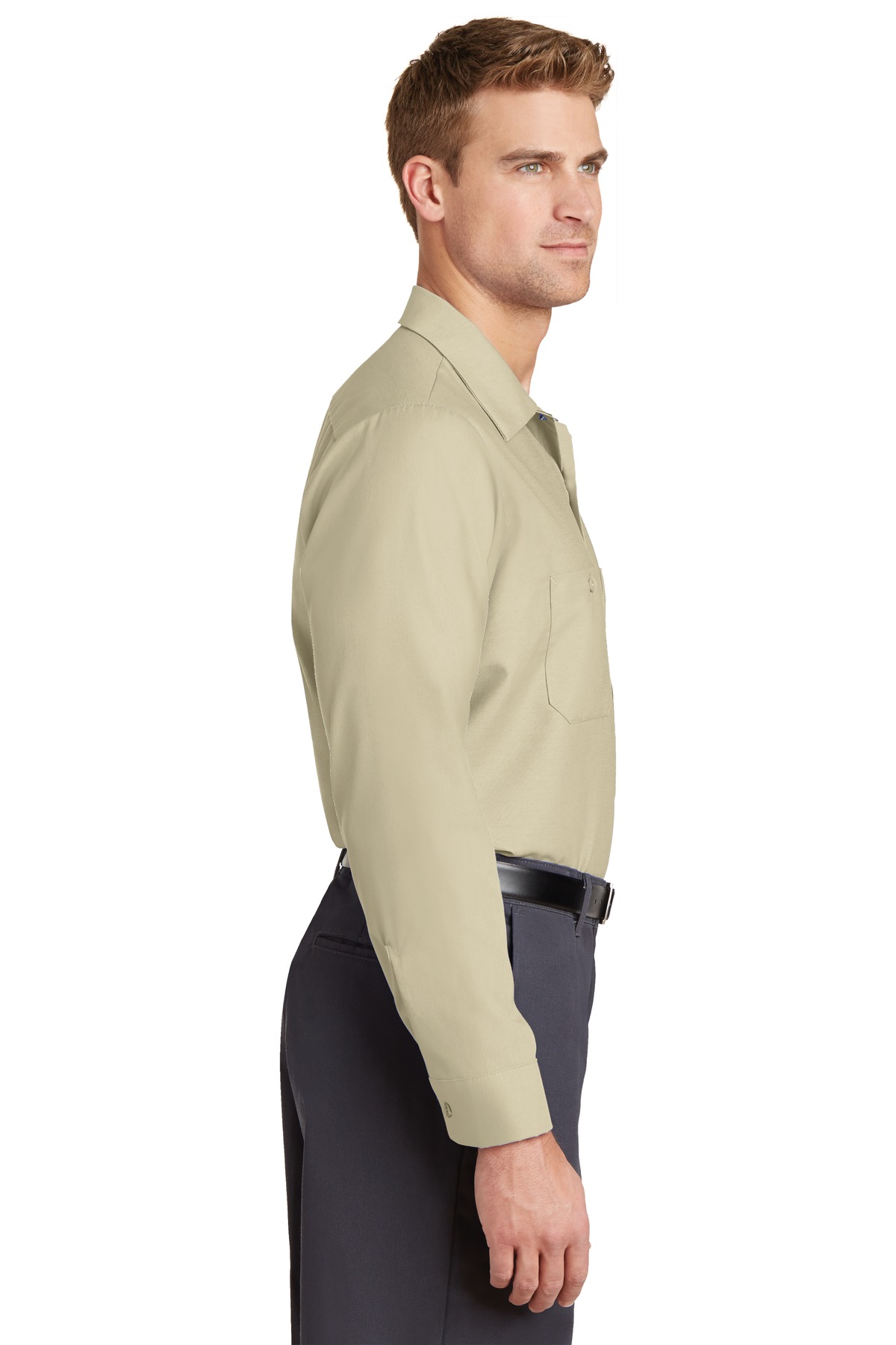 Red Kap Long Sleeve Industrial Work Shirt. SP14 72