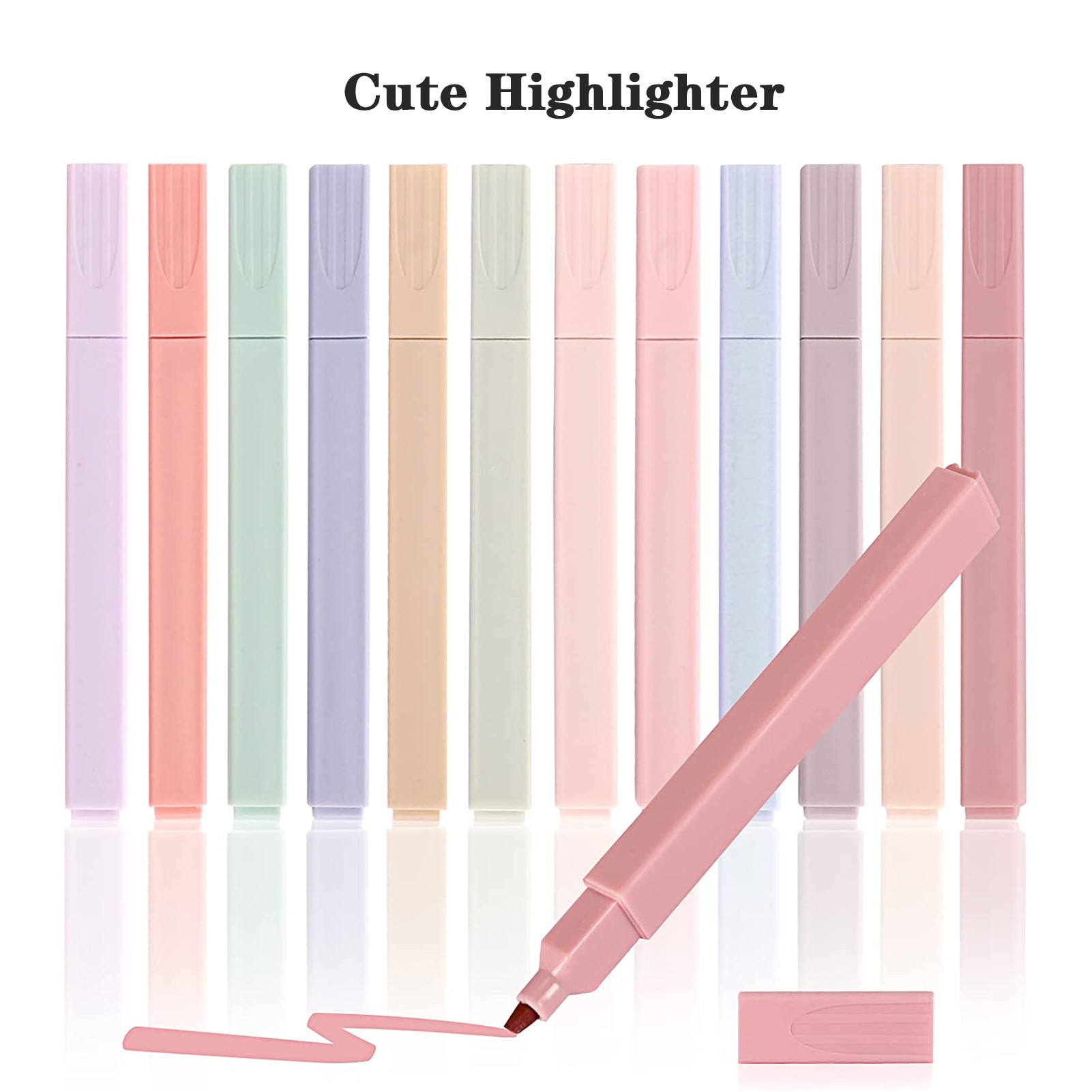 Highlighters Aesthetic Pastel Cute Highlighter 1