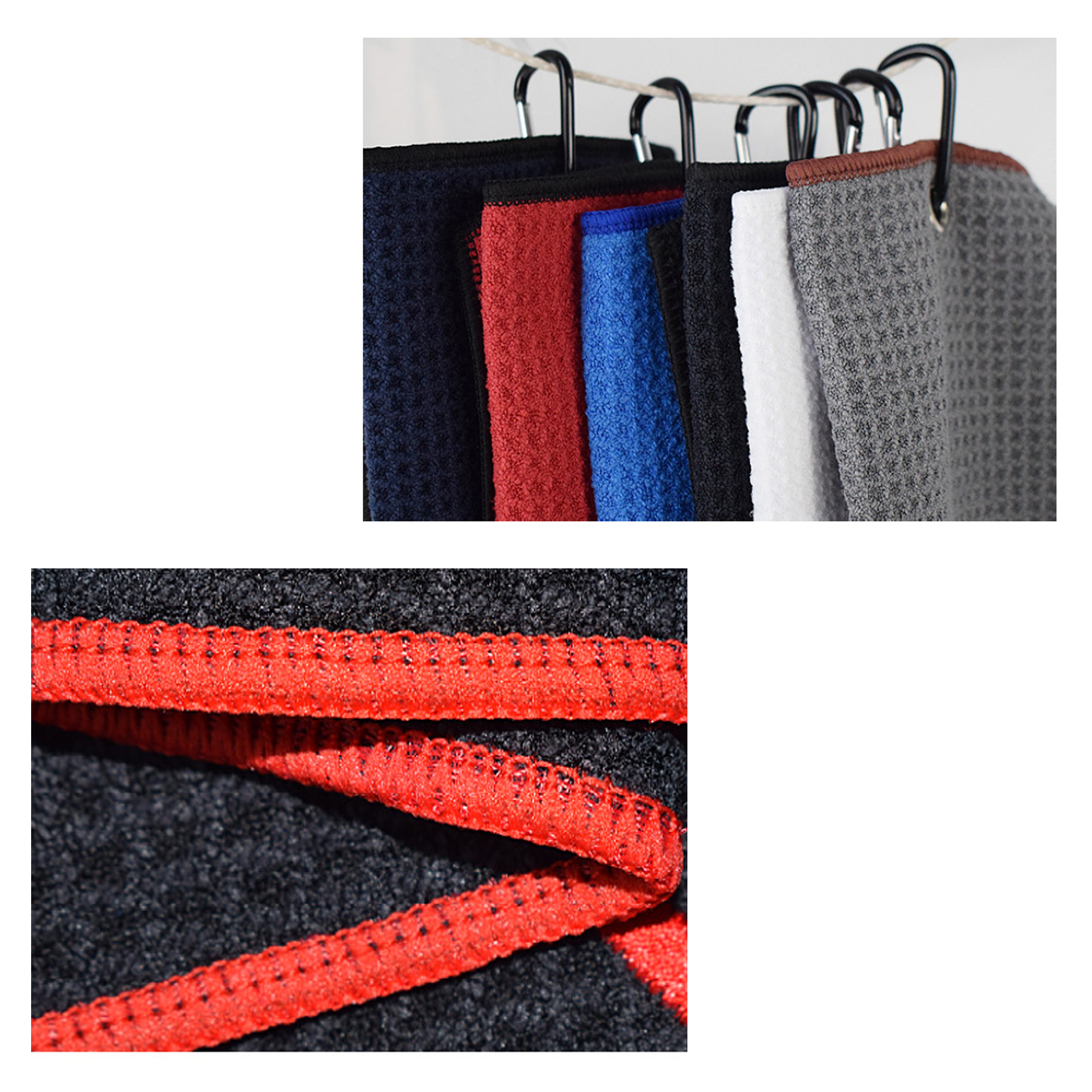 MOQ 20 Microfiber Waffle Weave Towel 4