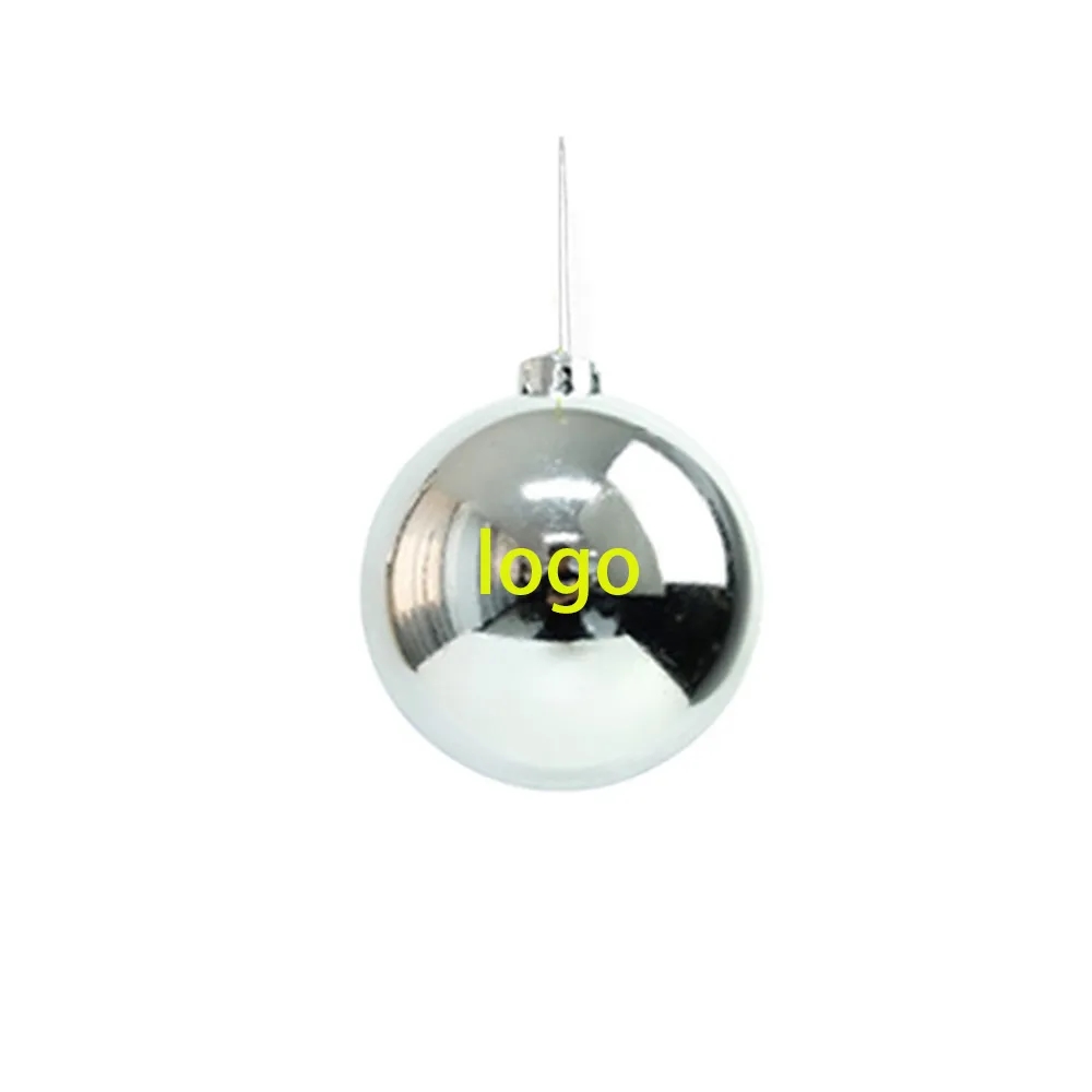 3.2" Plastic Holiday Round Ornament 3