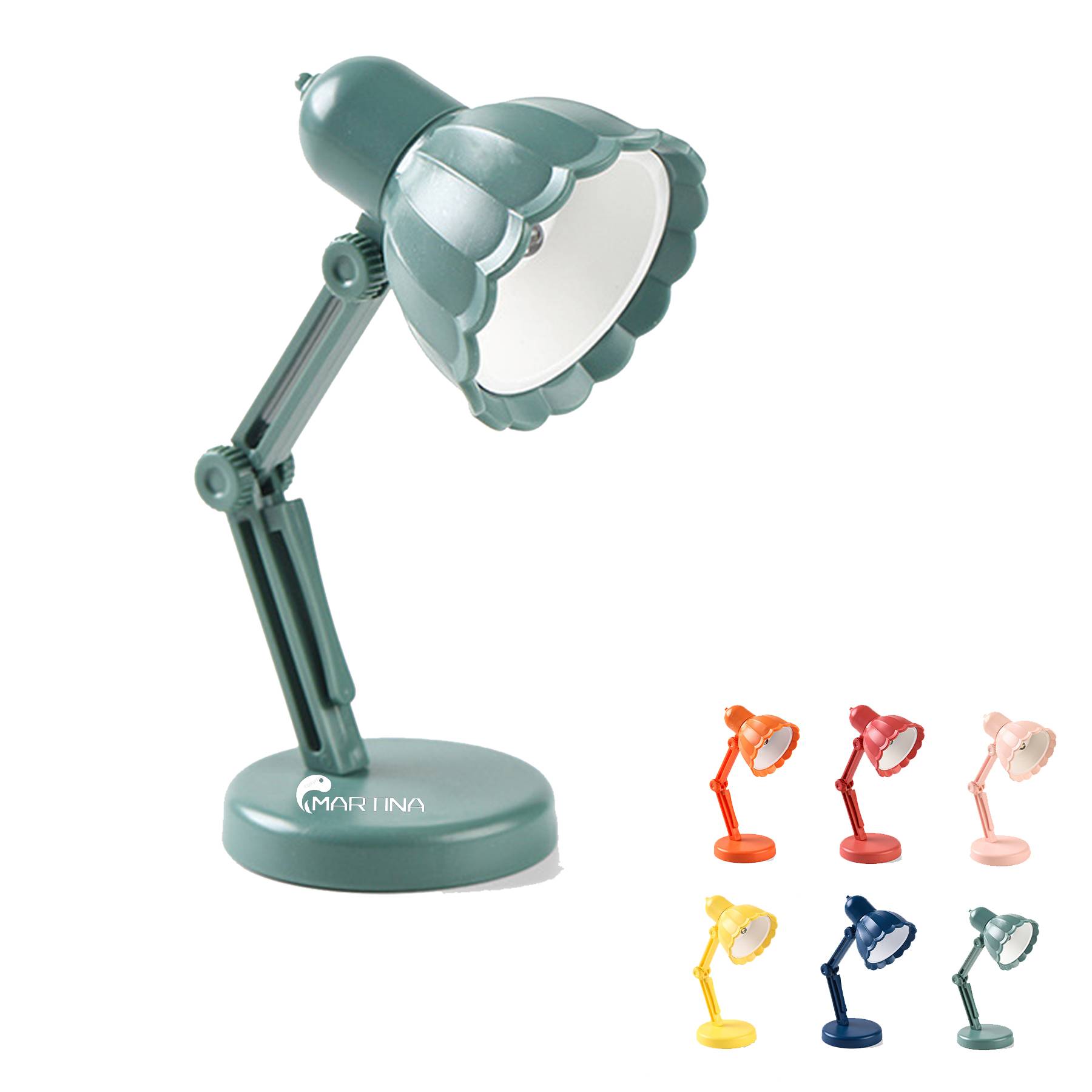 Mini LED Desk Lamp Cute Small Phone Holder 3