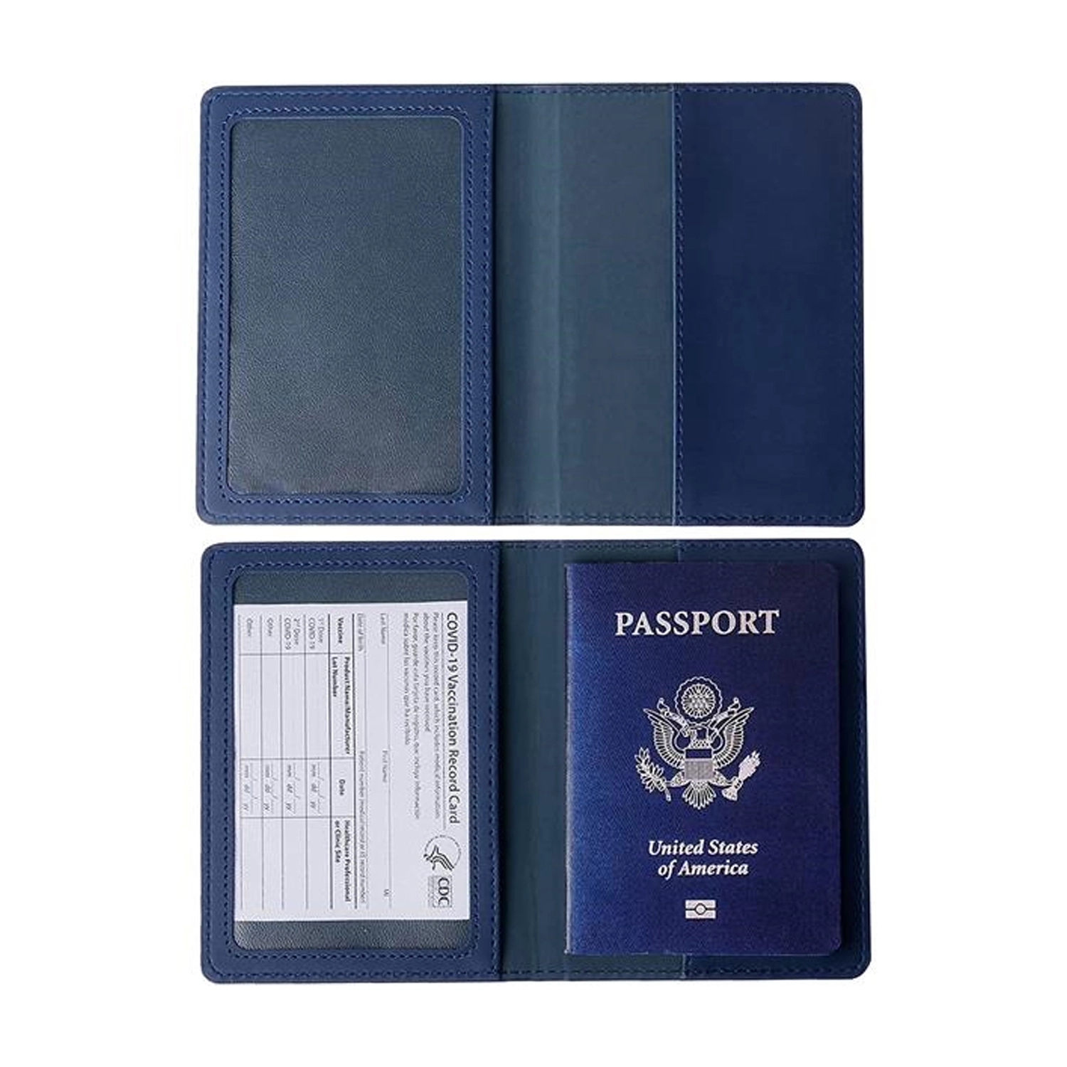 PU Leather Passport Card Holder 3