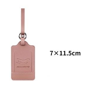 PU Leather Baggage Luggage Tag Name ID Label 3