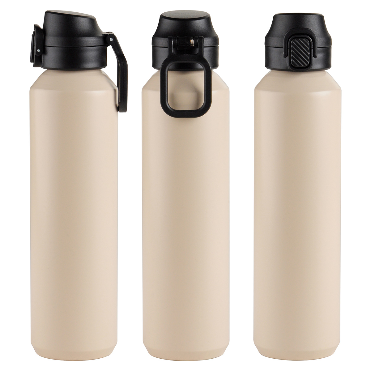 Nexus 27 oz Recycled Aluminum Bottle with Flip-Top Lid and Carabiner 38