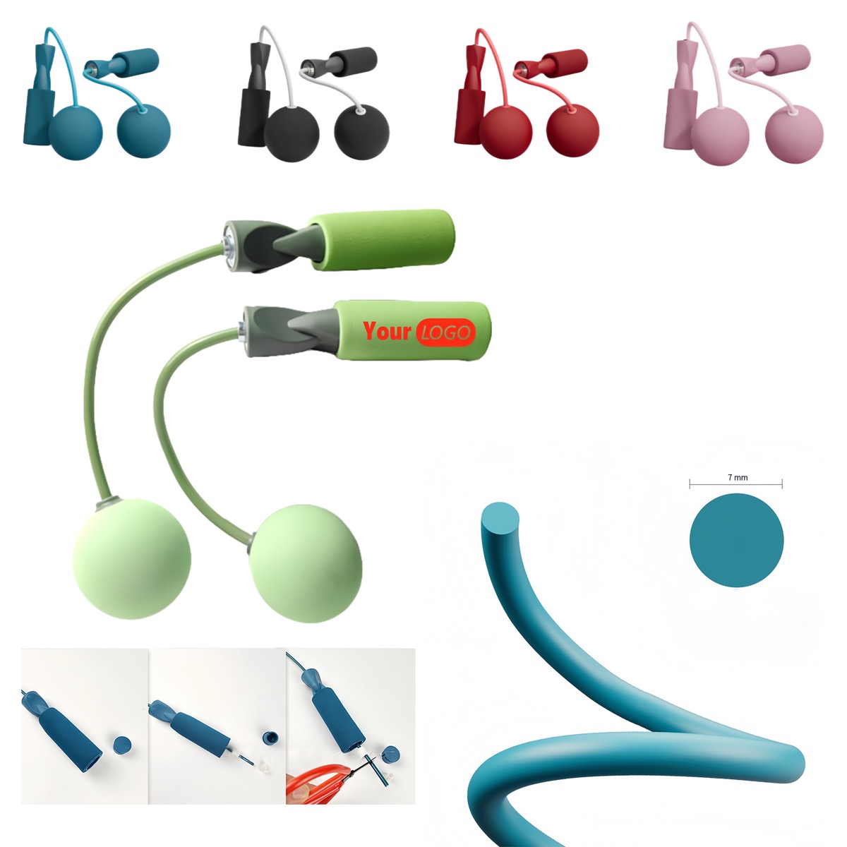 Fat-burning Wireless Weighted Jump Rope 5
