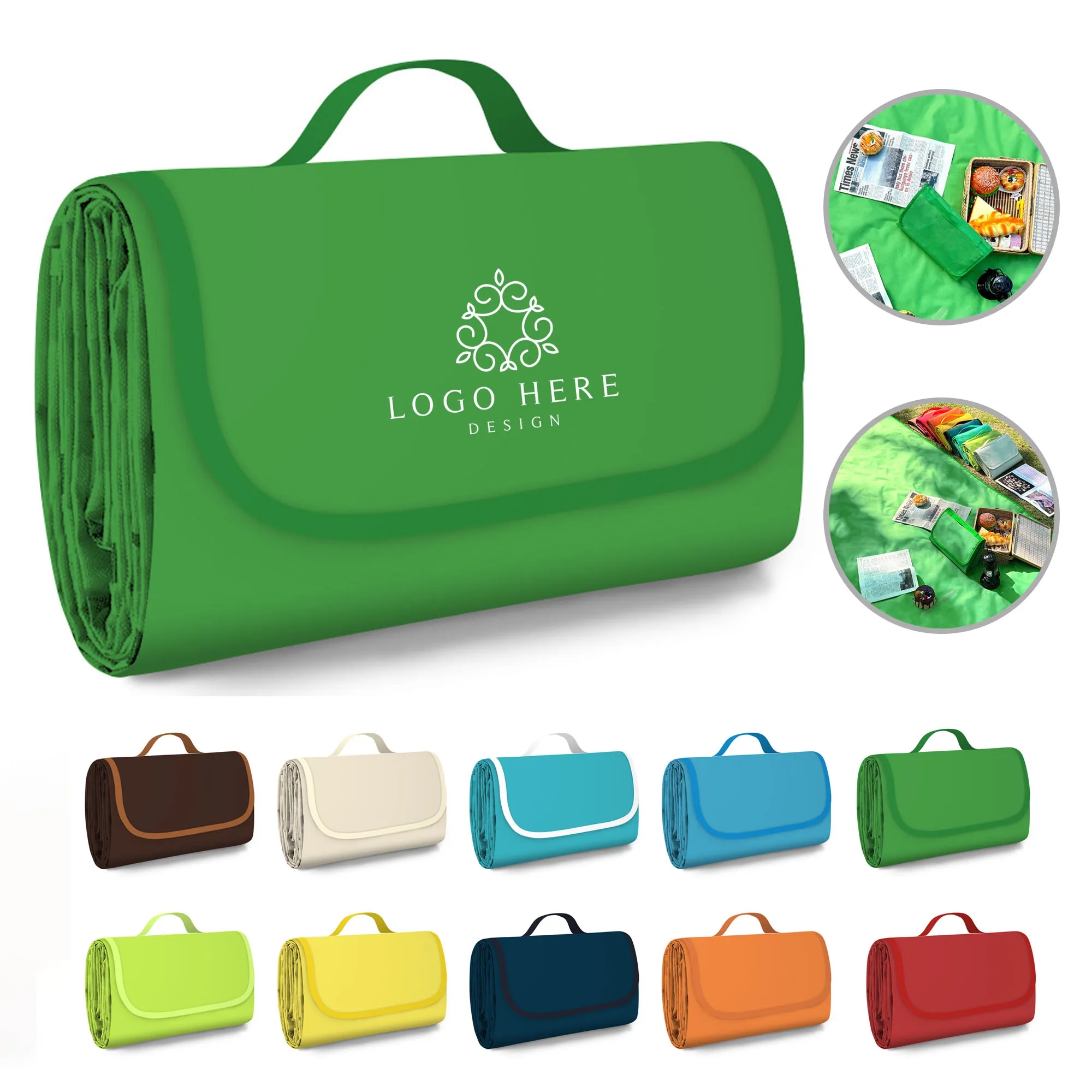 Folding Beach Picnic Rug With Handle 10