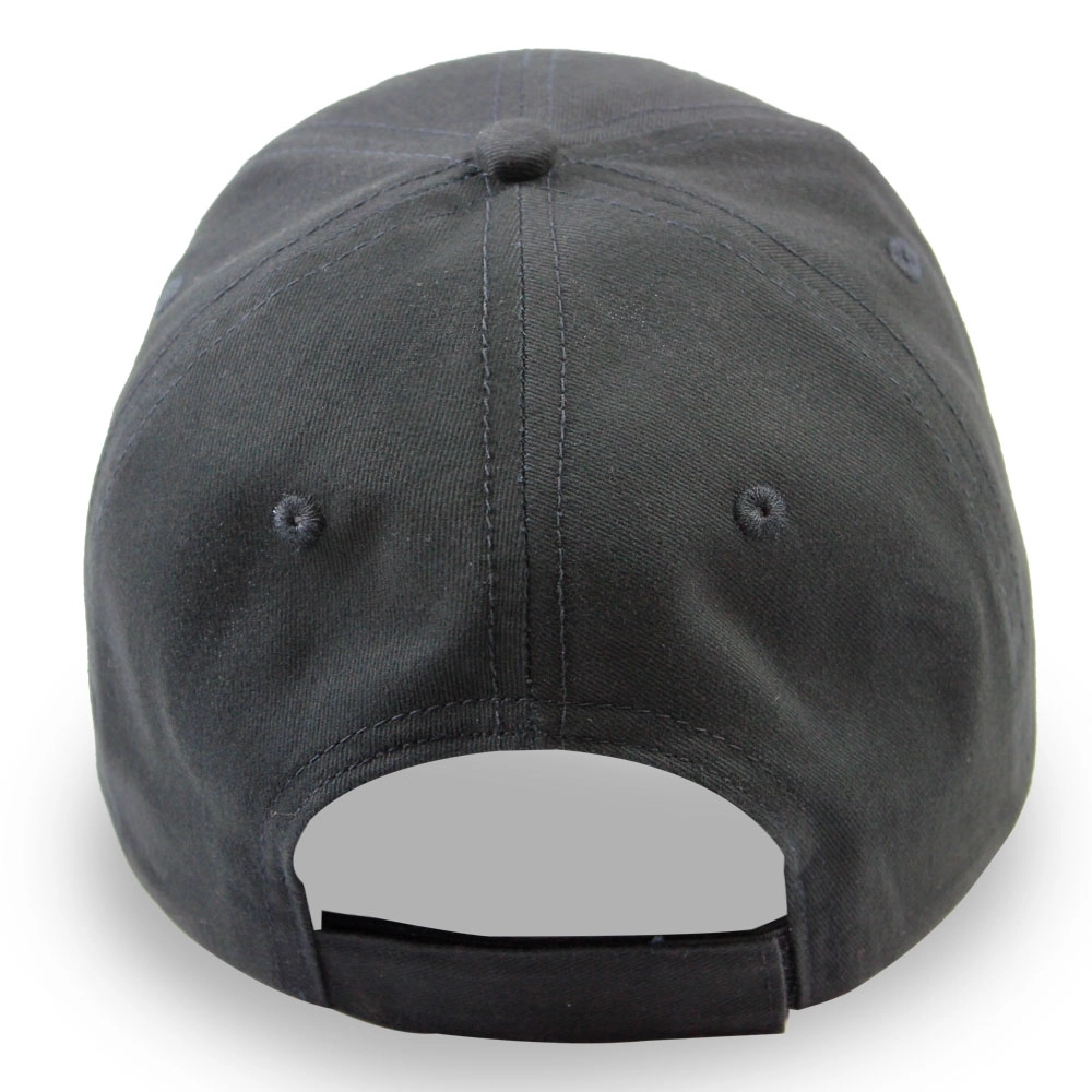 6 Panel Structured Classic Baseball Cap Cotton Twill