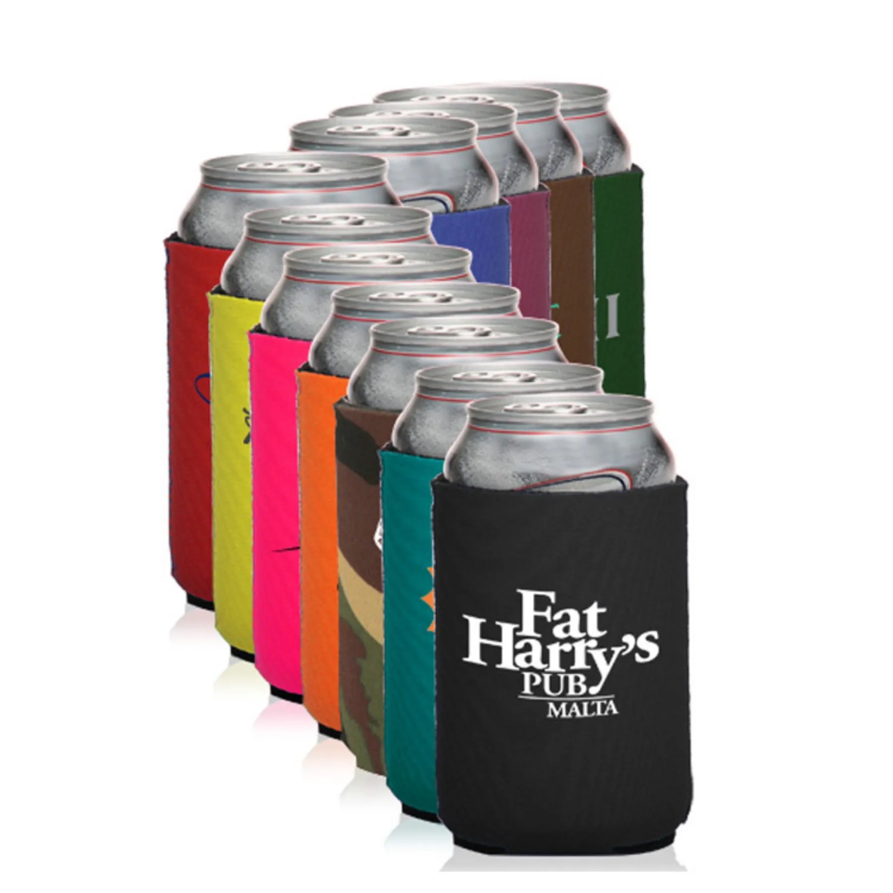 Neoprene Can Sleeve, custom koozie with logo imprint 6