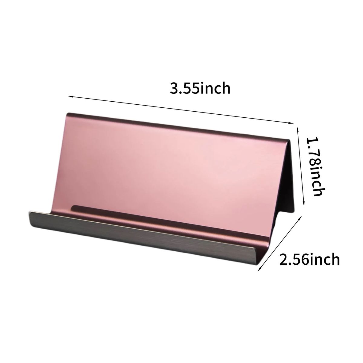 Customizable Metal Desktop Card Holder for Professionals 3