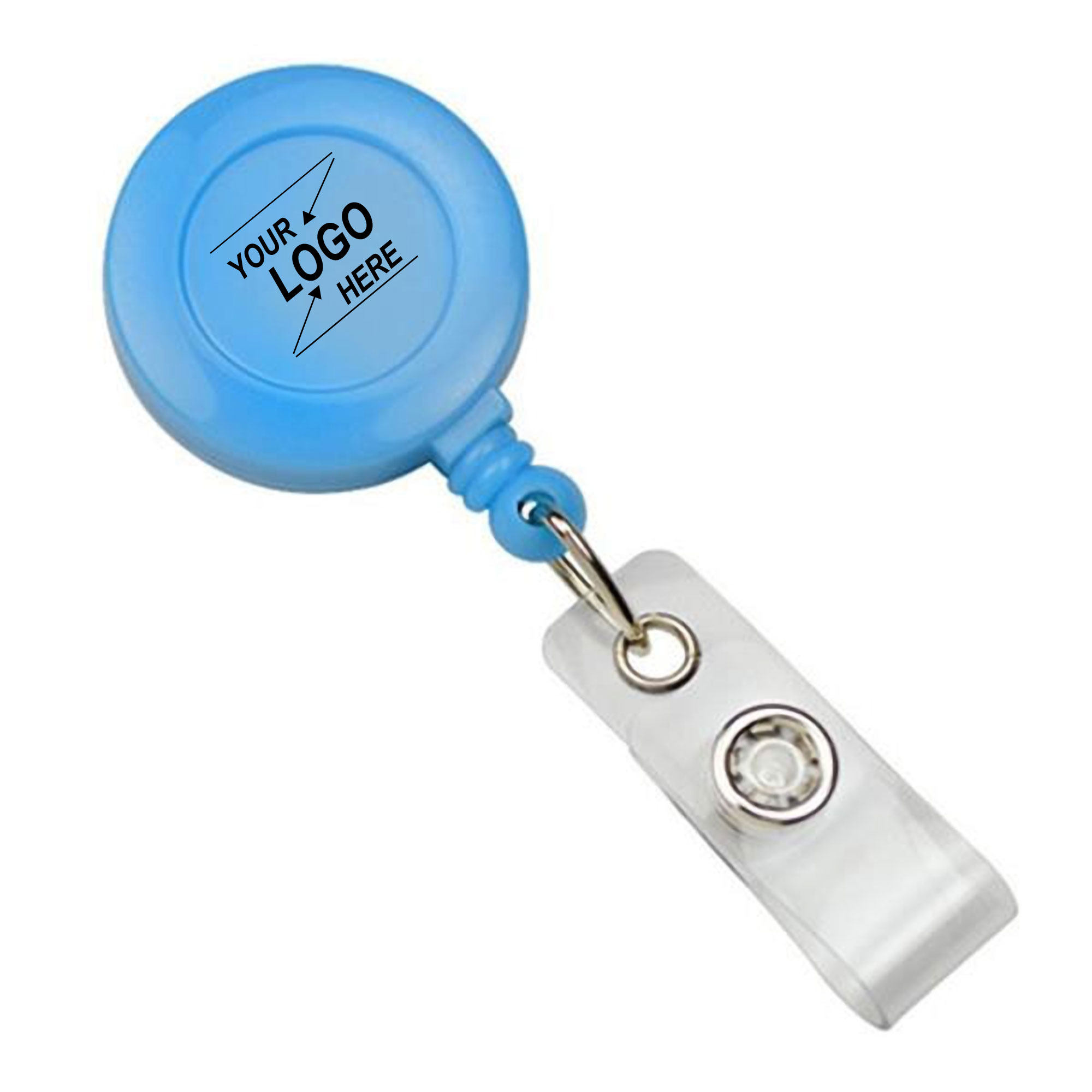 Retractable ID Badge Holder with Polypropylene Strap 4