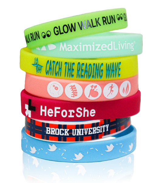 Pantone Matched Silicone Bracelet