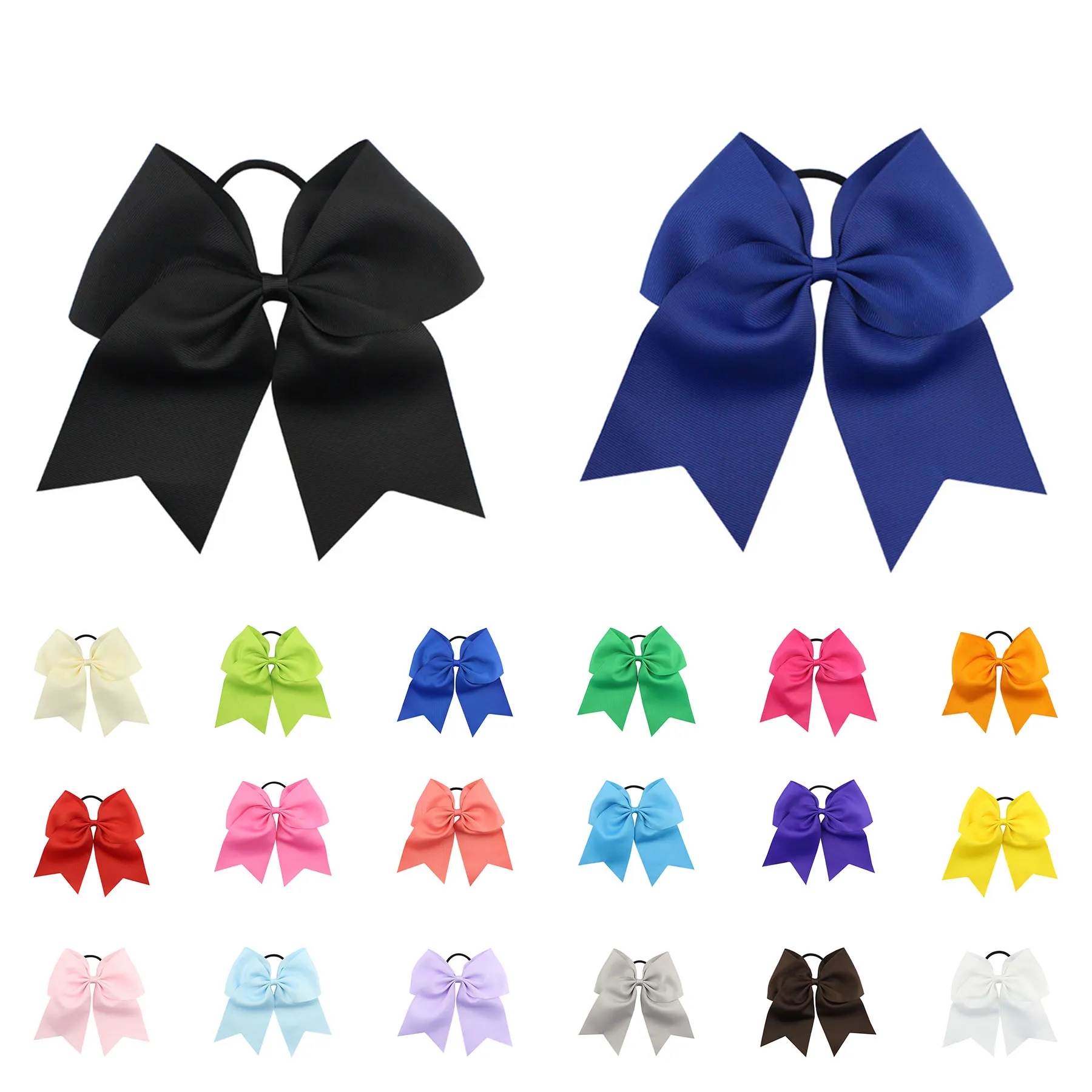 8 Inch Teen Cheerleading Hair Bow 26