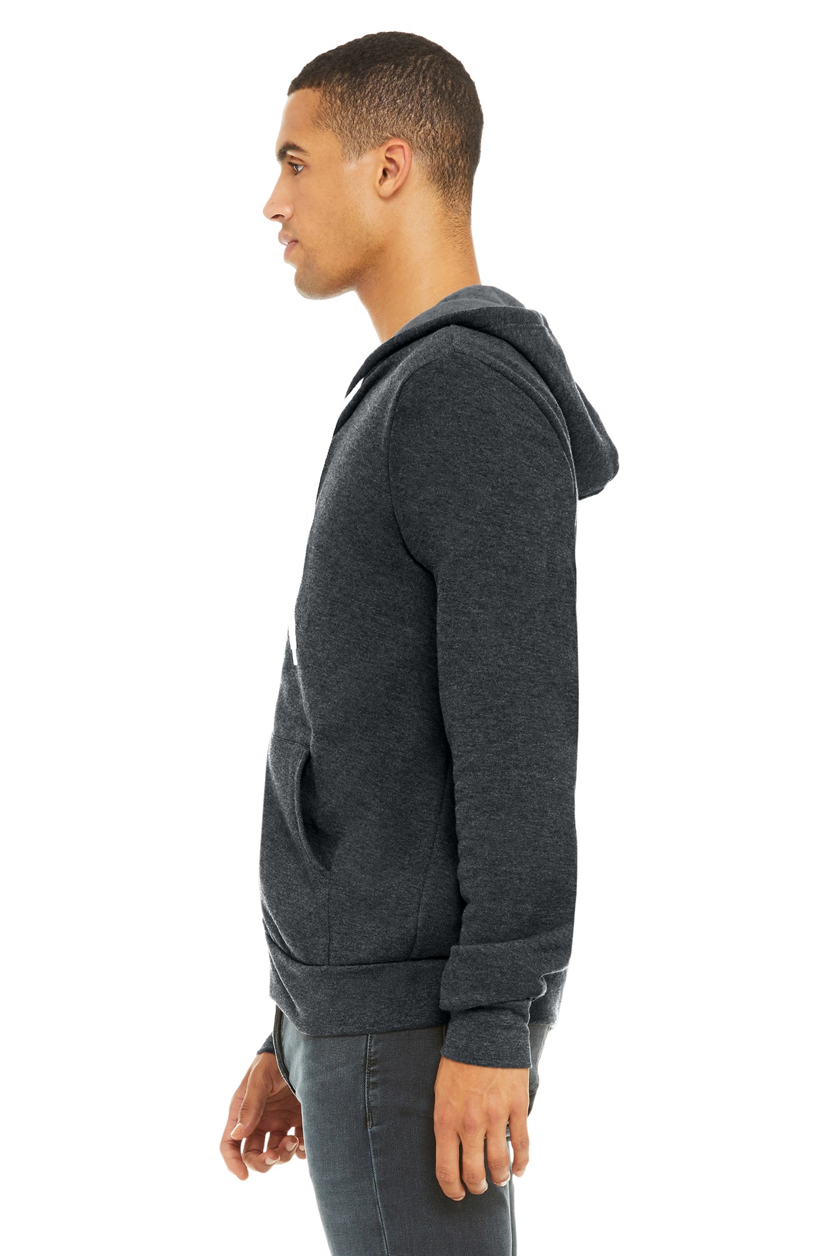 BELLA+CANVAS Unisex Sponge Fleece Full-Zip Hoodie. BC3739 55