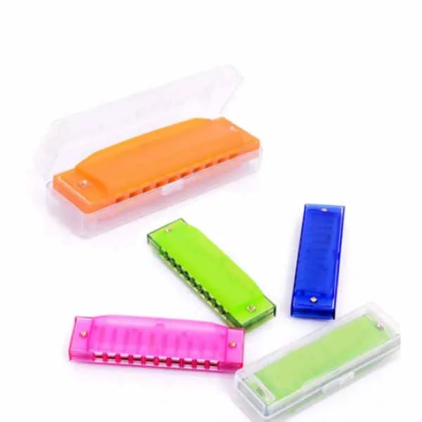Mini Plastic Beginners Harmonica 4