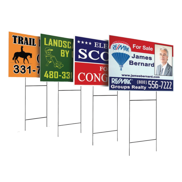 Customized Yard Sign - 10" x 15" 3